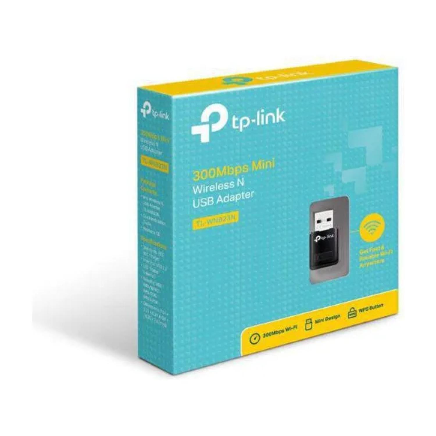 Adaptador WiFi USB 300Mbps Negro Tl-wn823n-2