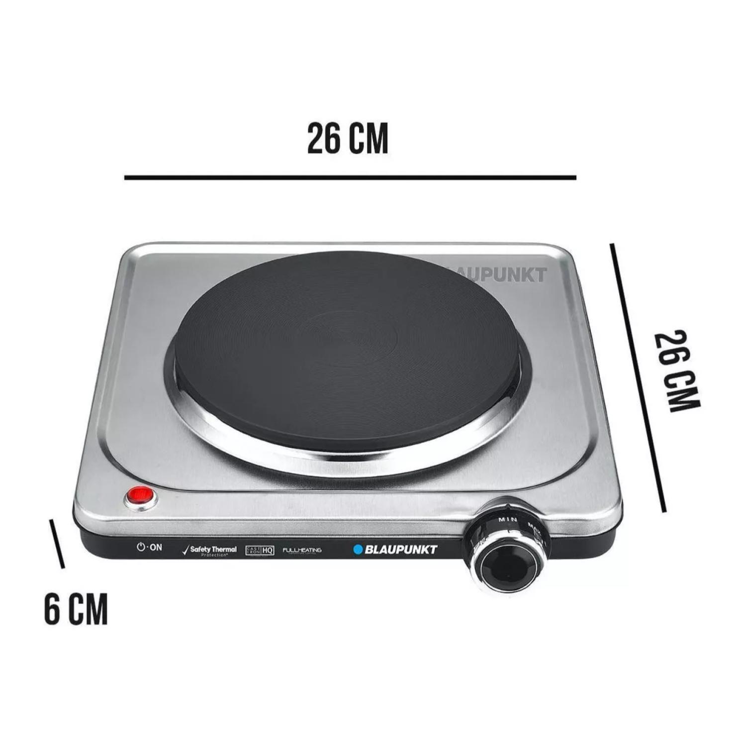 Cocina Electrica Encimera 1 Plato 1600W Bpae6900 Blaupunkt-3