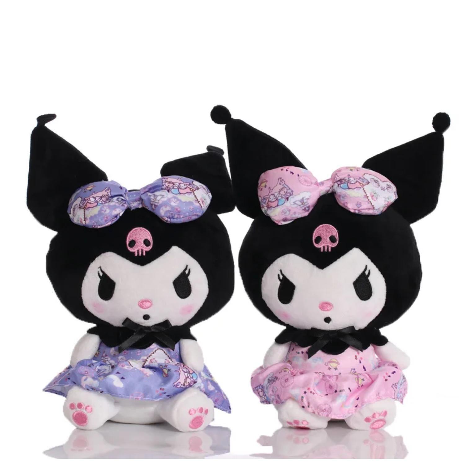 Juguete Pack 6 Peluches Llaveros Kuromi 13cm Infantiles-4