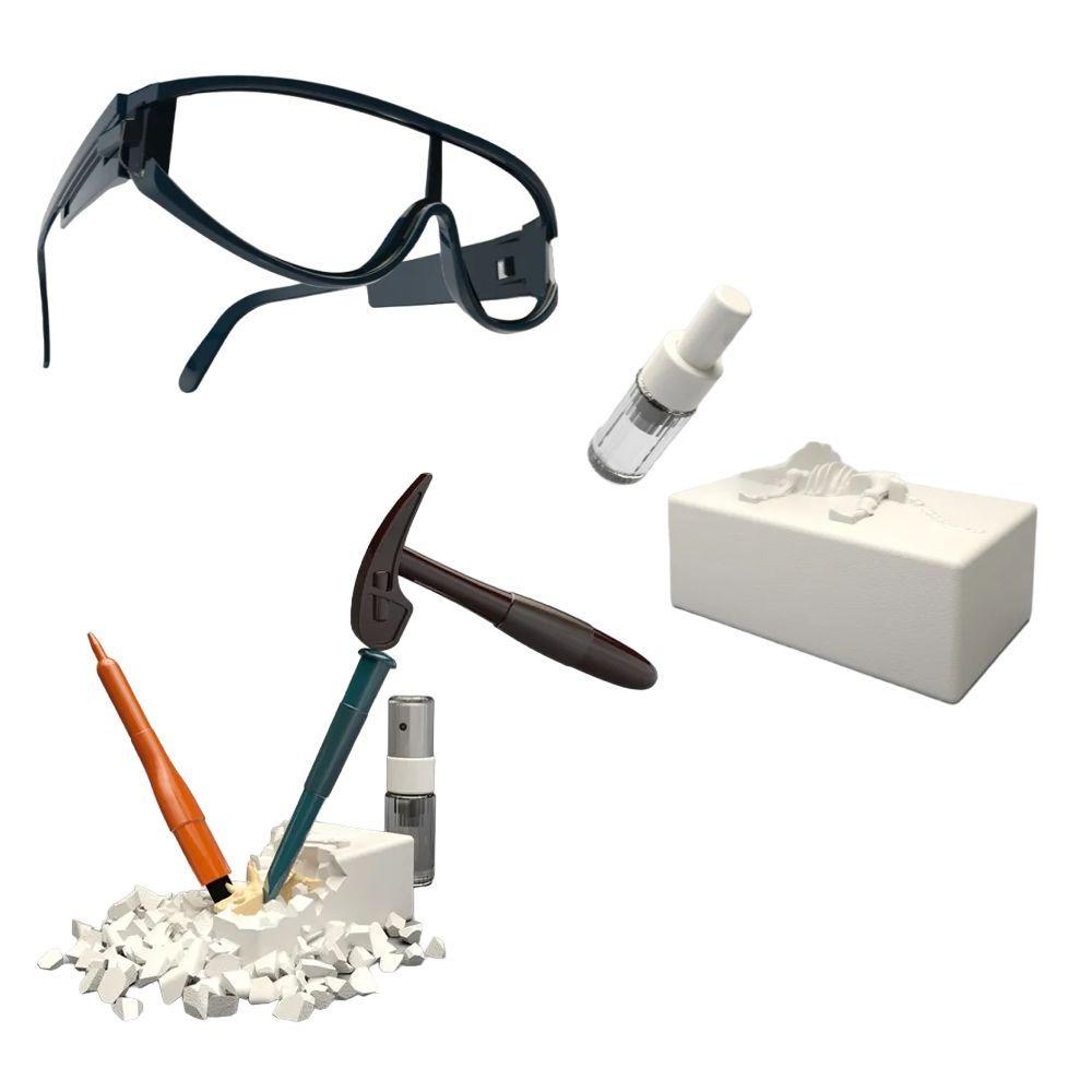 Juguete Set De Excavacion Fosiles Dinosarios Con Accesorios-3