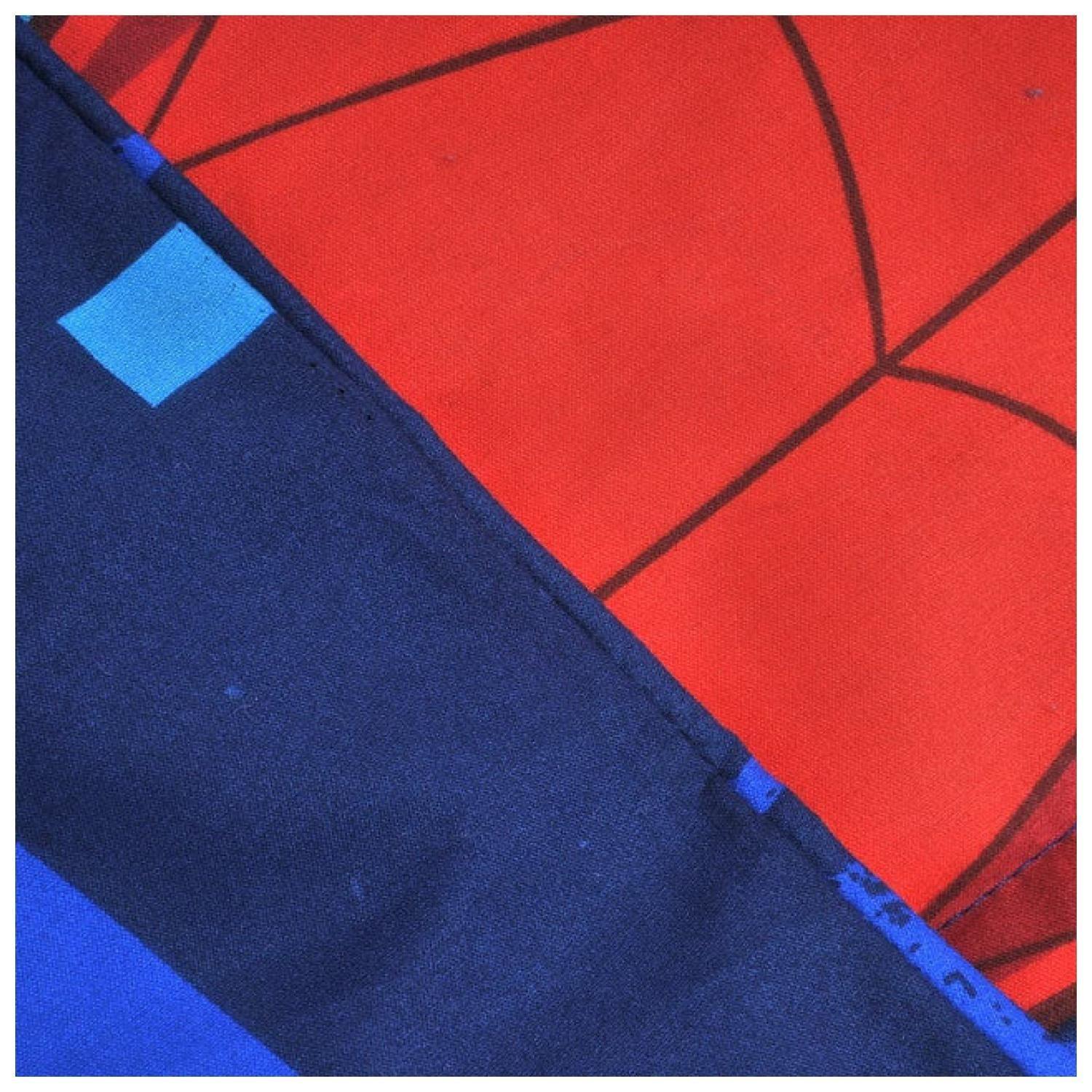 Plumon 1.5 Plazas Infantil Spiderman Ciudad Mashini-2