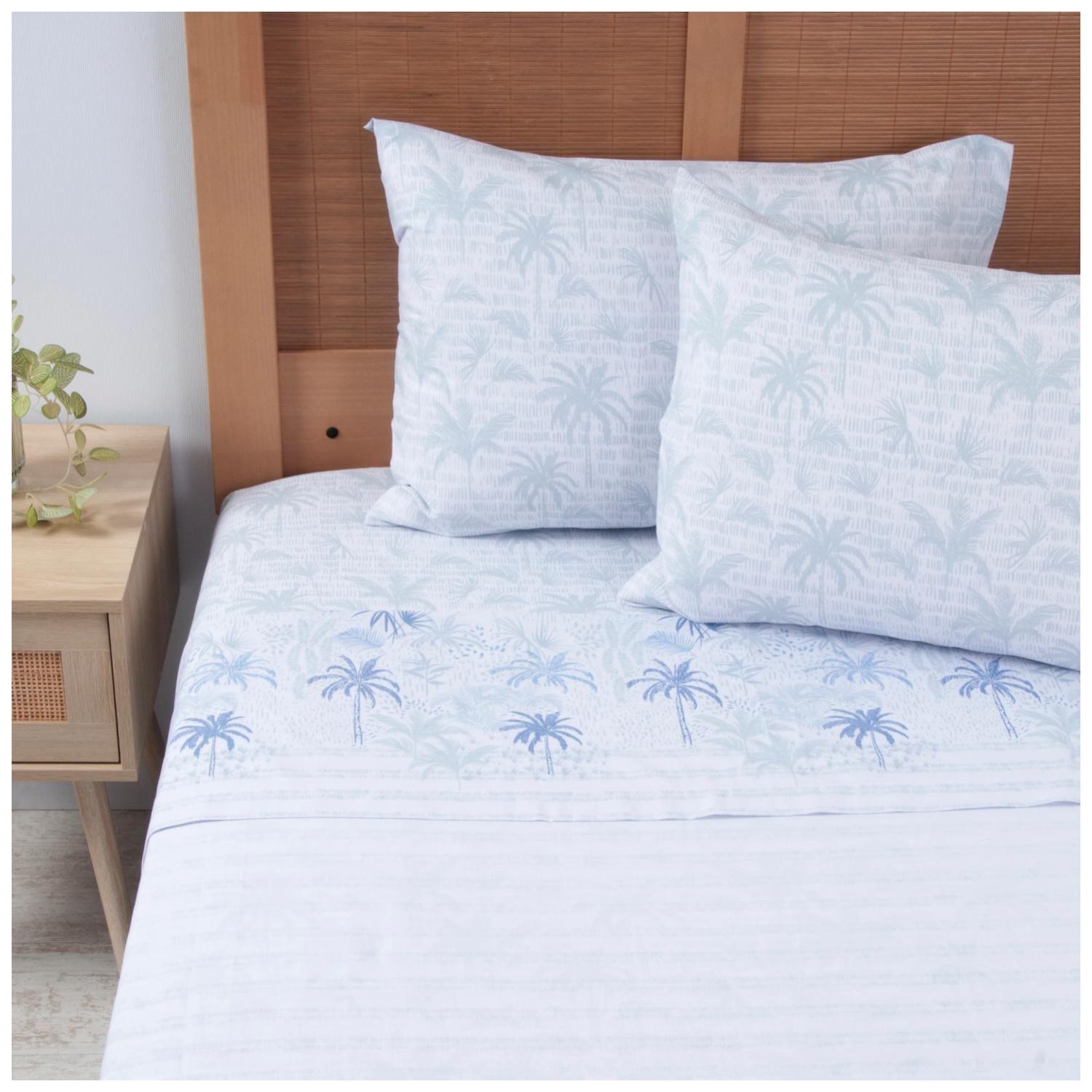 Juego De Sabanas 2.5 Plazas King 144Hilos Palma Mashini-1