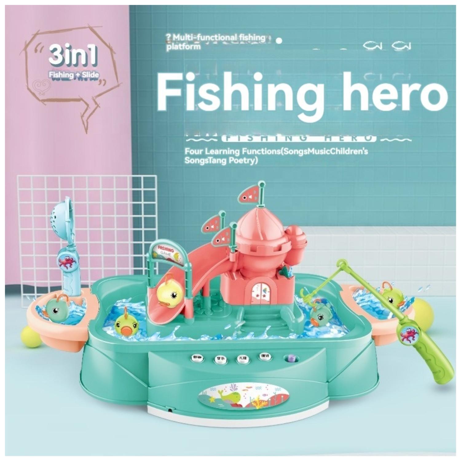 Juguete De Pesca Electronico Con Agua Y Sonidos Infantil-2