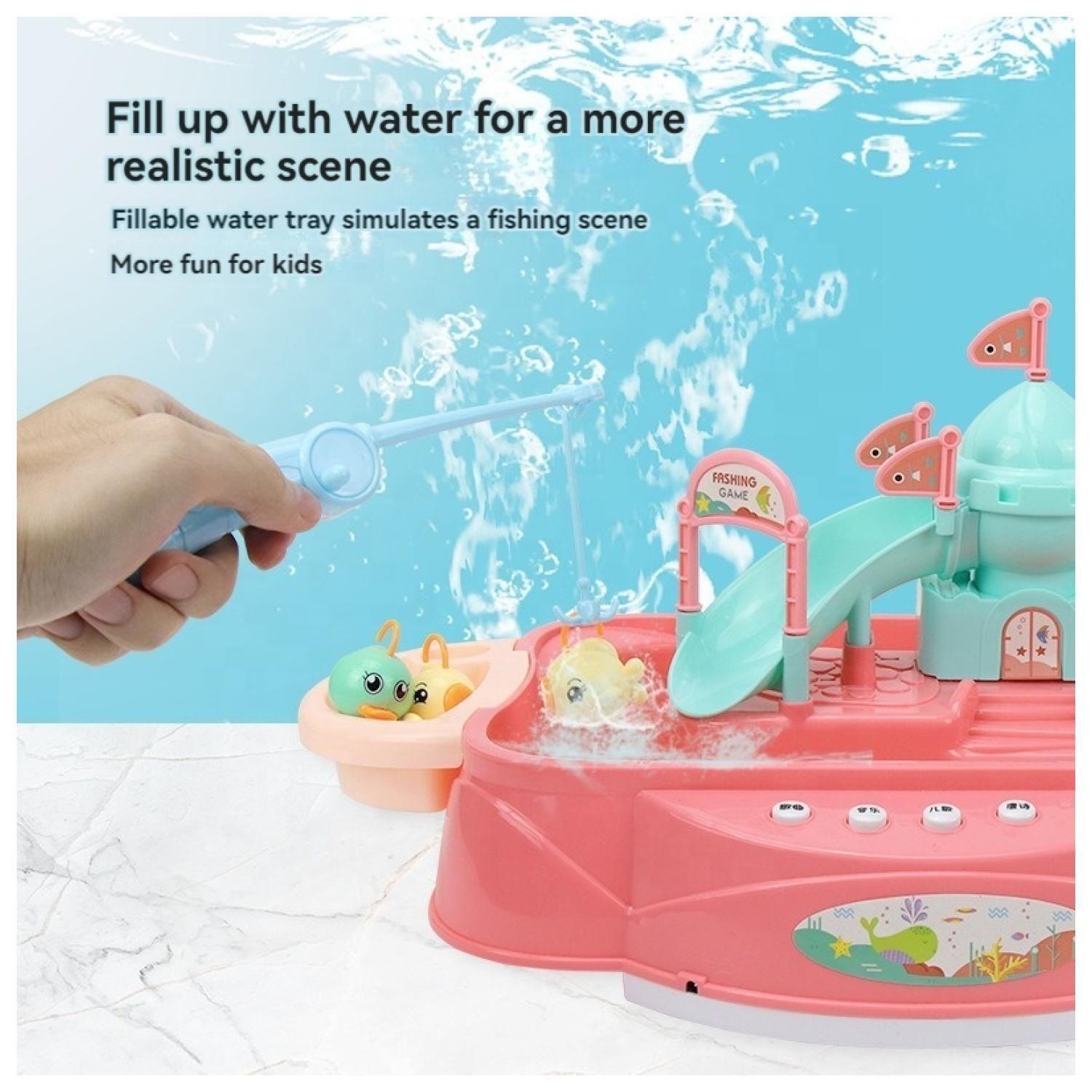 Juguete De Pesca Electronico Con Agua Y Sonidos Infantil-3