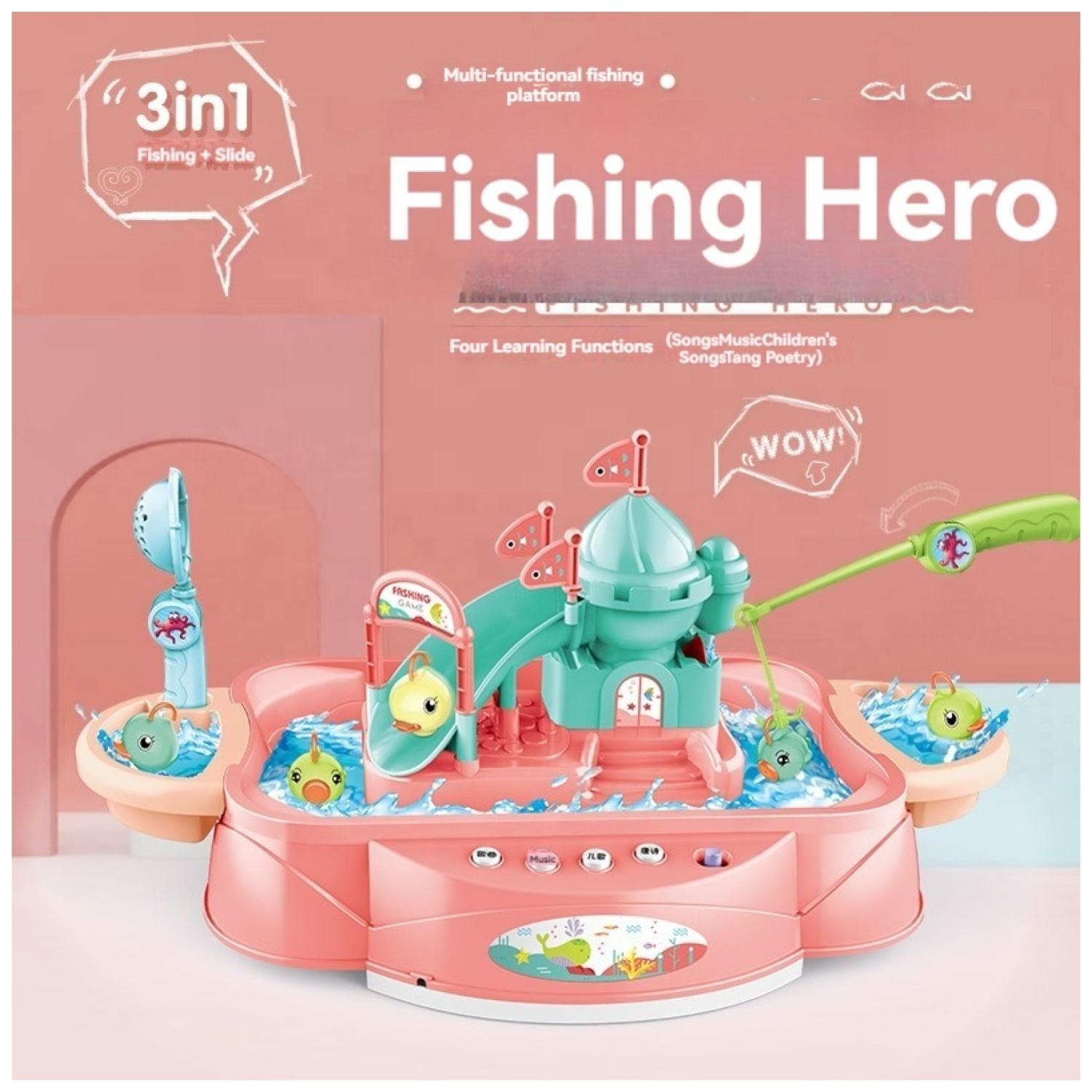 Juguete De Pesca Electronico Con Agua Y Sonidos Infantil-4