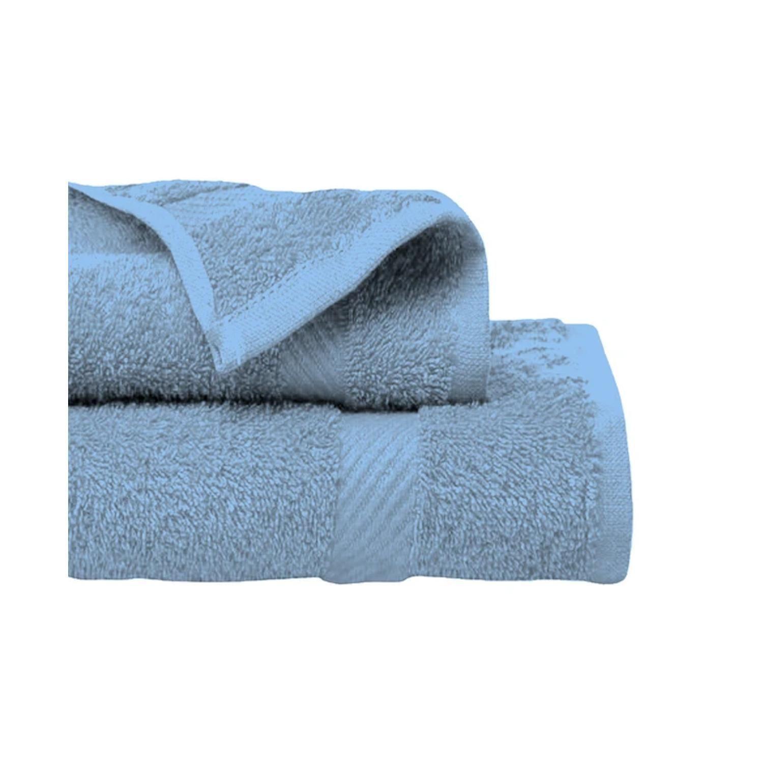 Set 2 Toallas Baño 70x130cm Manos 45x70cm Azul American Family Cannon-0