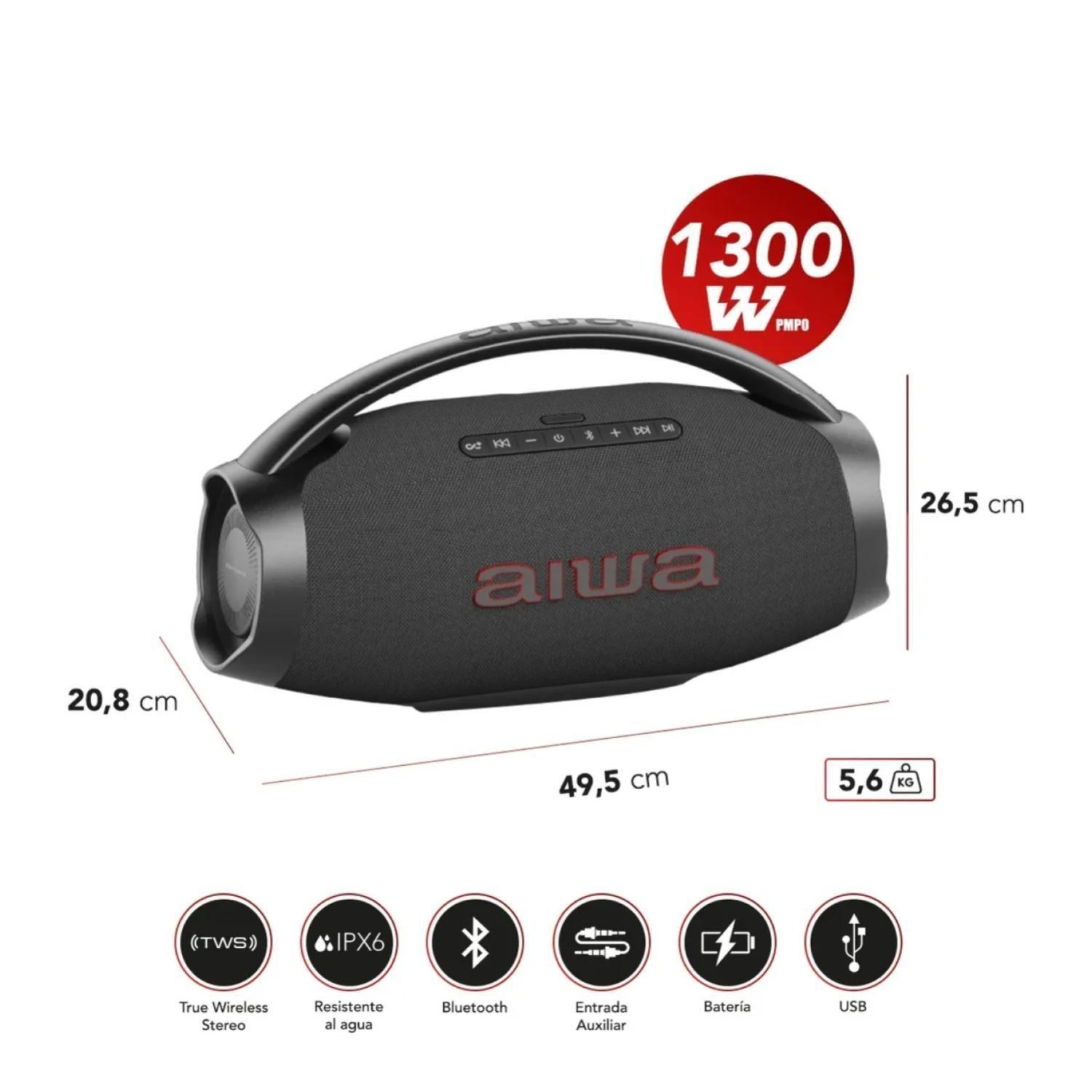 Parlante Portatil Bluetooth 130W IPX6 TWS Aw-h51bt-3