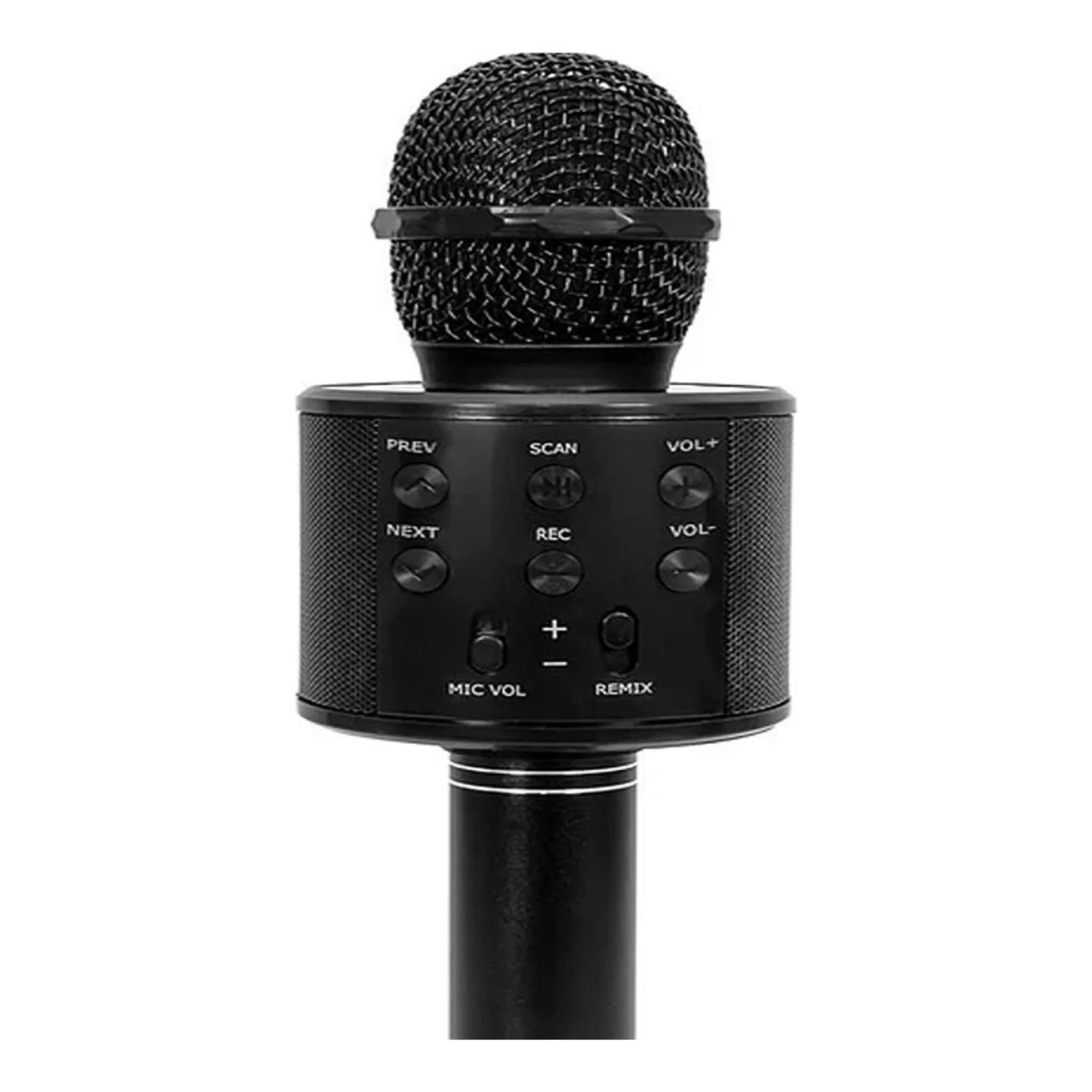 Kit 2 Microfonos Karaoke TWS Bluetooth USB-1