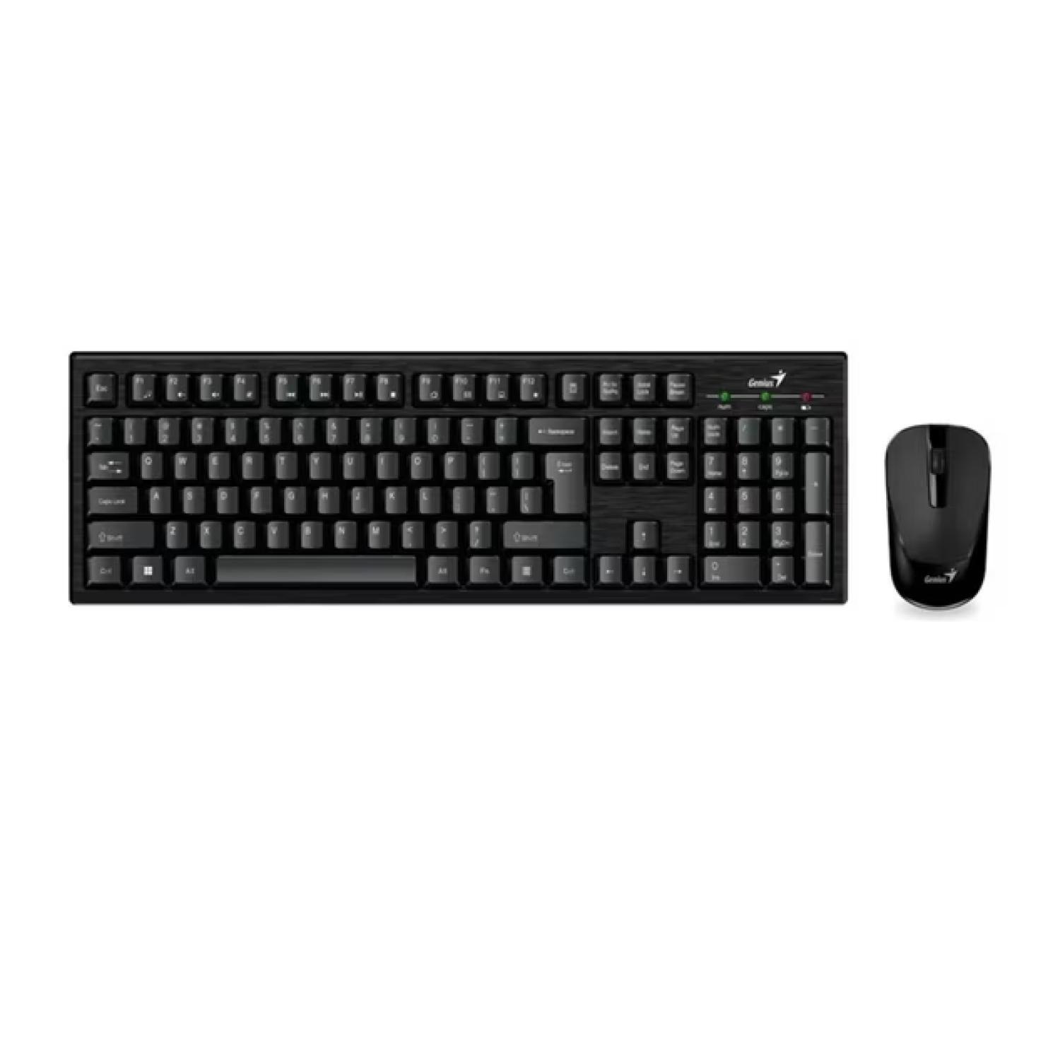 Kit Telcado Y Mouse Inalambricos USB Negro KM-8101-2