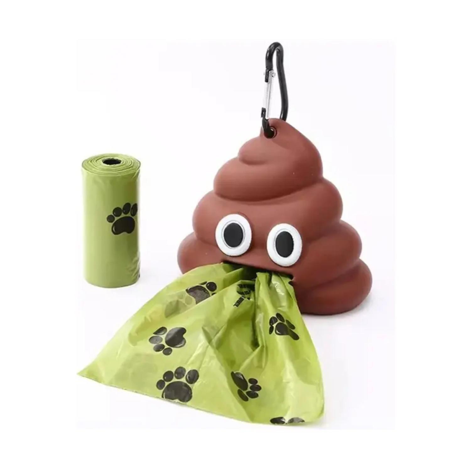 Dispensador De Bolsas Para Caca De Perro Portatil Mascotas-2