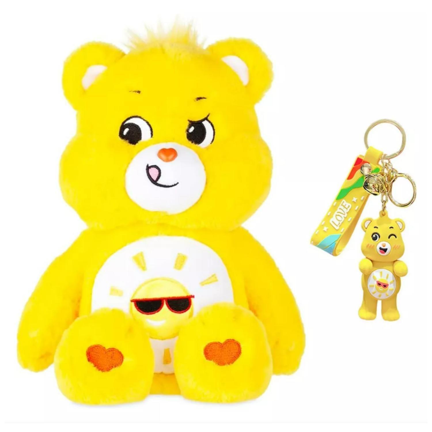 Juguete Peluche Felizosito 27cm Osos Cariñosos Amarillo-1