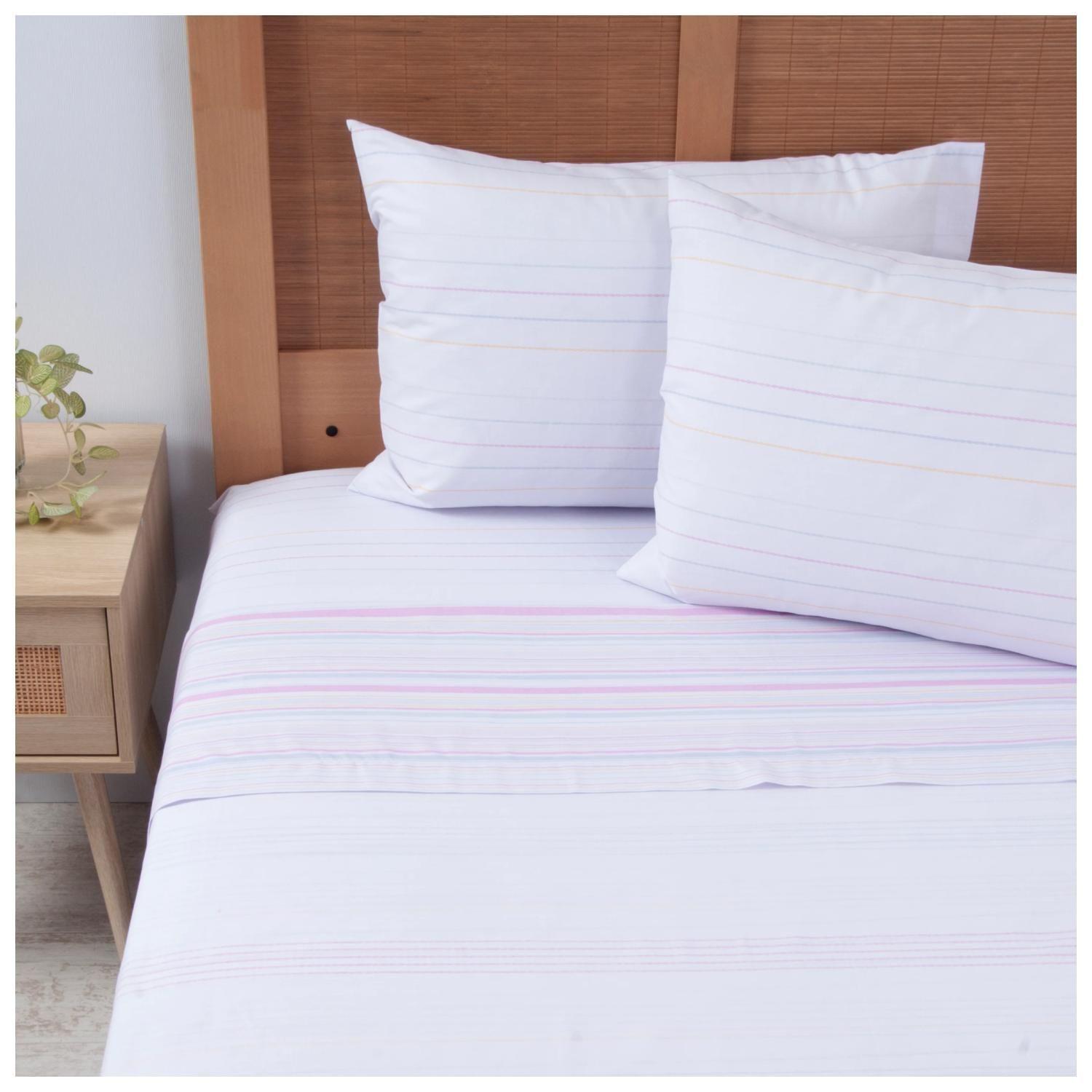 Juego De Sabanas 1.5 Plazas 144 Hilos Estampado Cherries Mashini-2