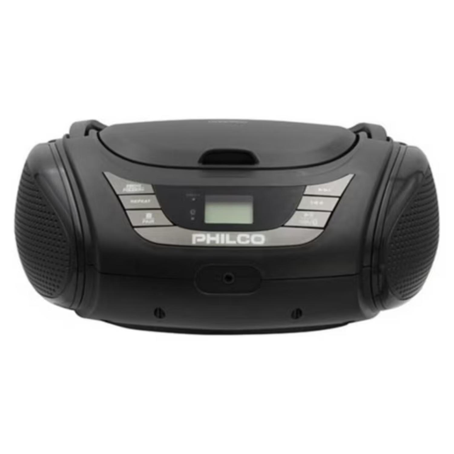 Radio Parlante Retro Bluetooth CD USB AUX Negro 2120B-2