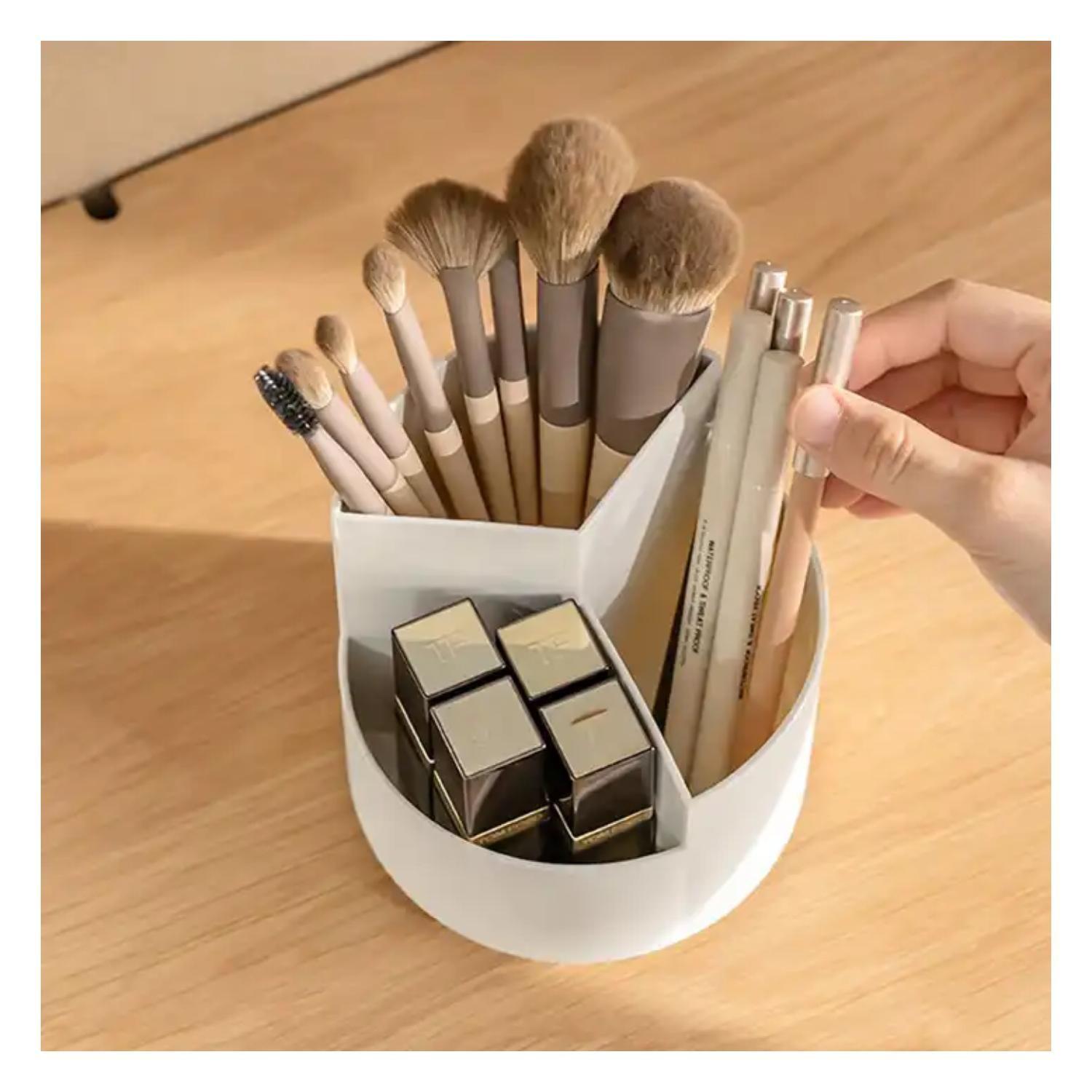 Organizador Cosmetiquero Practico 12x12x11cm Giratorio 360°-2