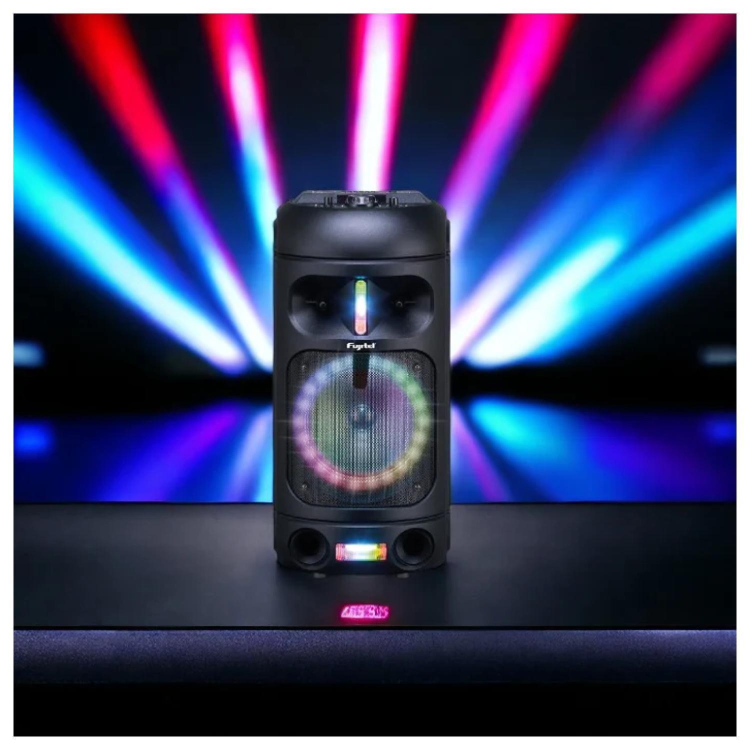 Parlante Bluetooth Karaoke 8" 15W RGB Con Microfono-2