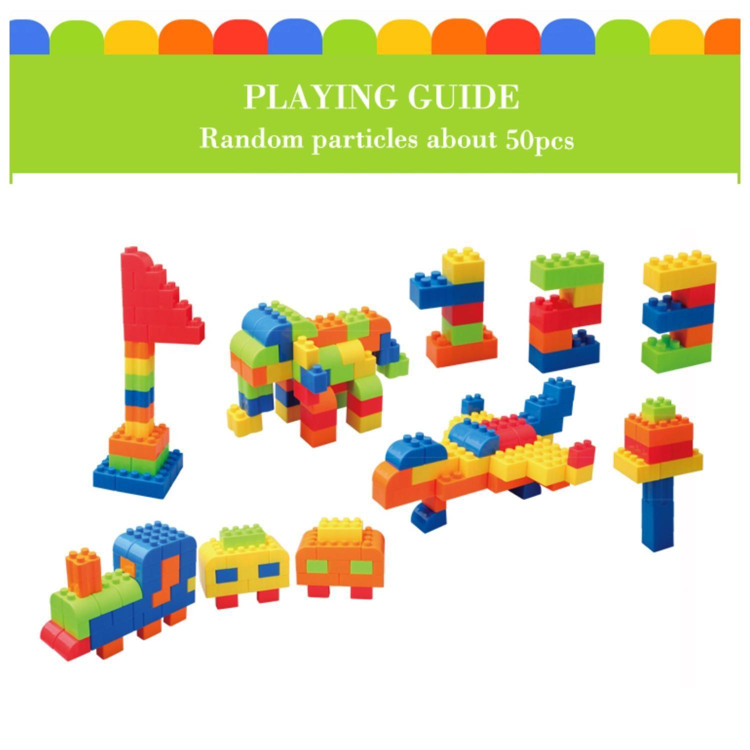 Juguetes Bloques De Construccion En Auto Portatil Infantil-3