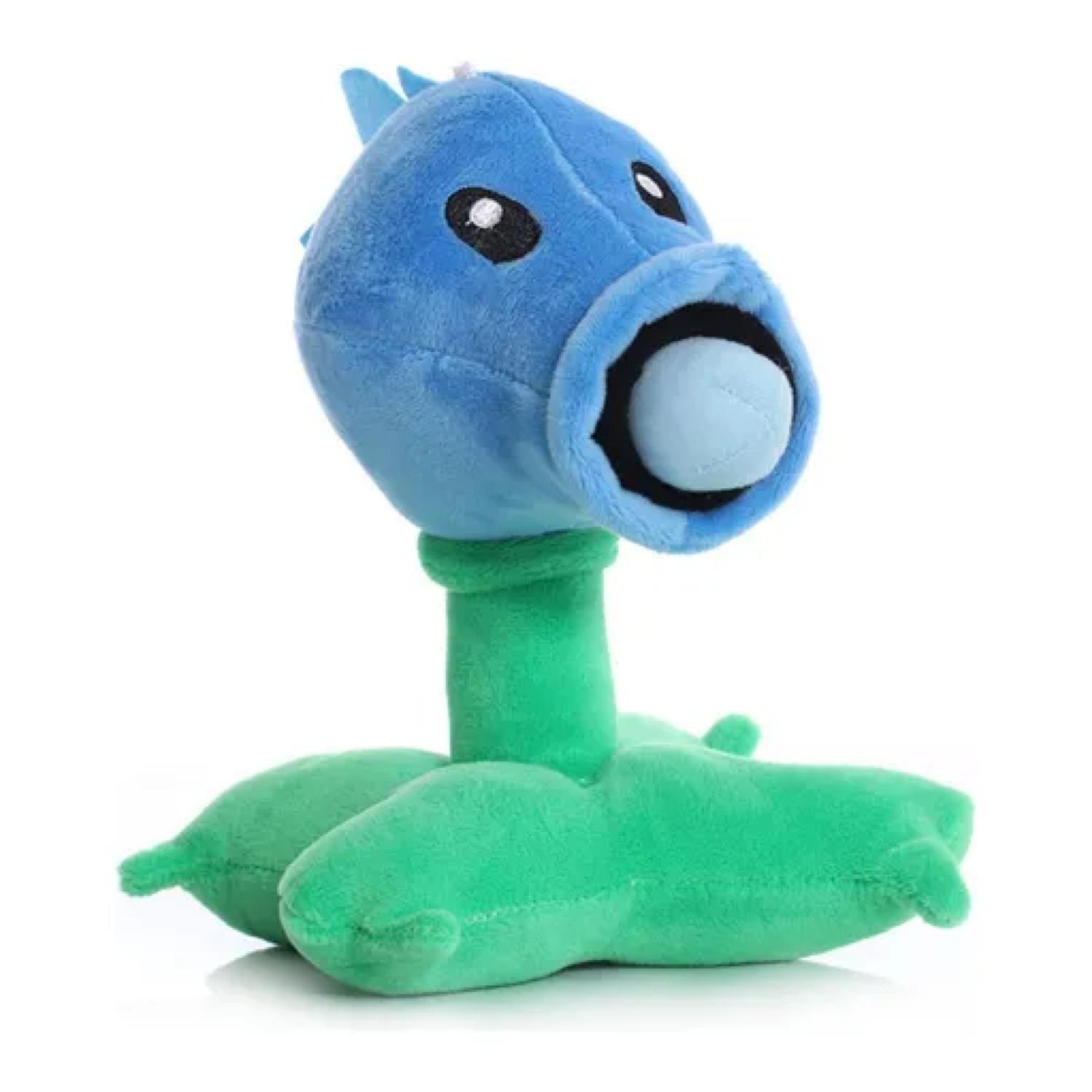 Juguete Peluche Planta Azul 25cm Plantas Vs Zombies Infantil-3
