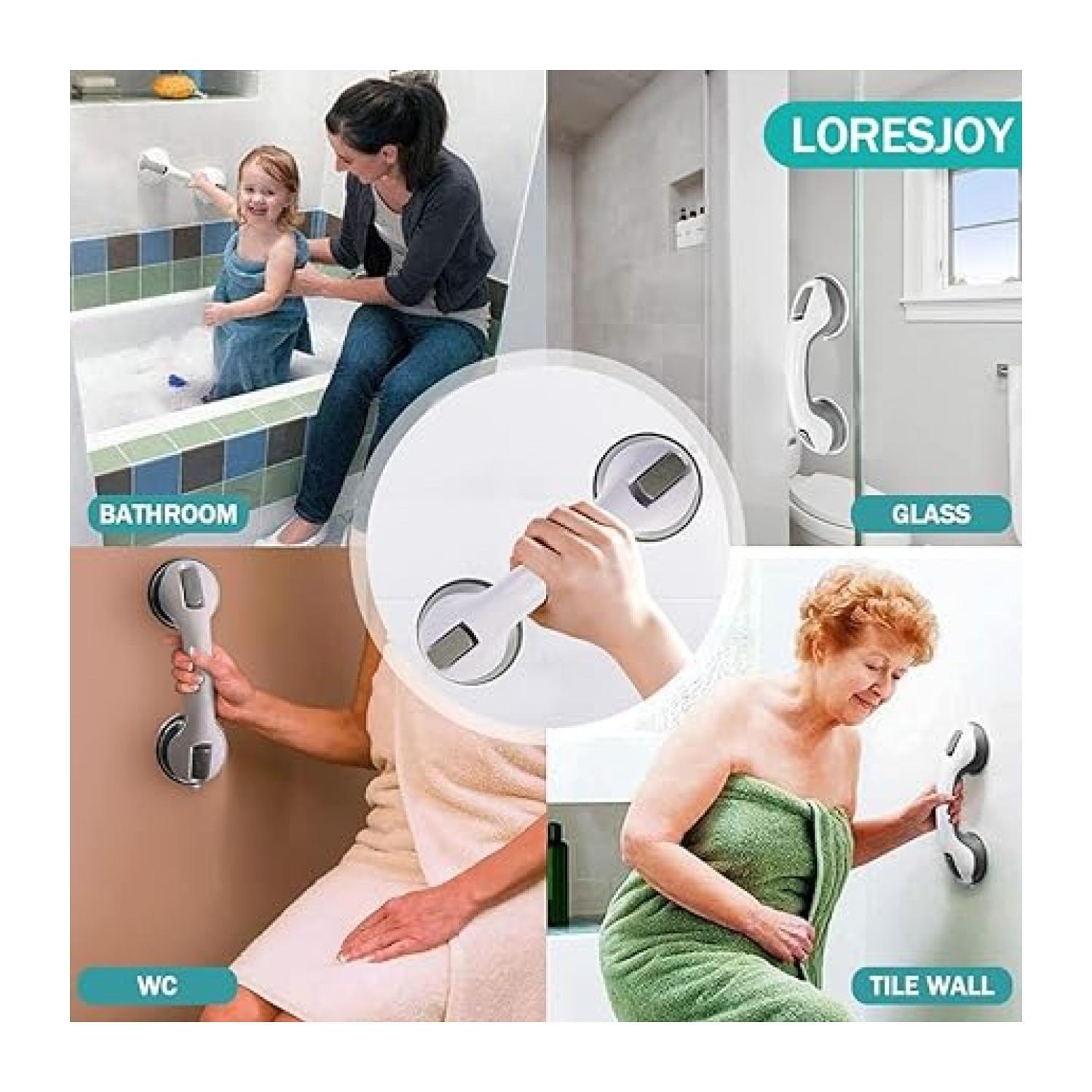 Manilla Agarradera Barra De Ayuda Para Baño Ducha Blanco-3