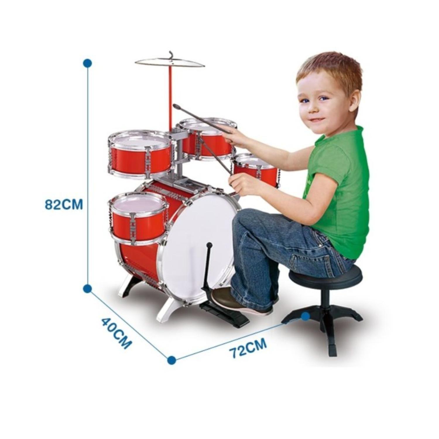 Juguete Bateria Musical Infantil 6 Piezas 82Cm-1