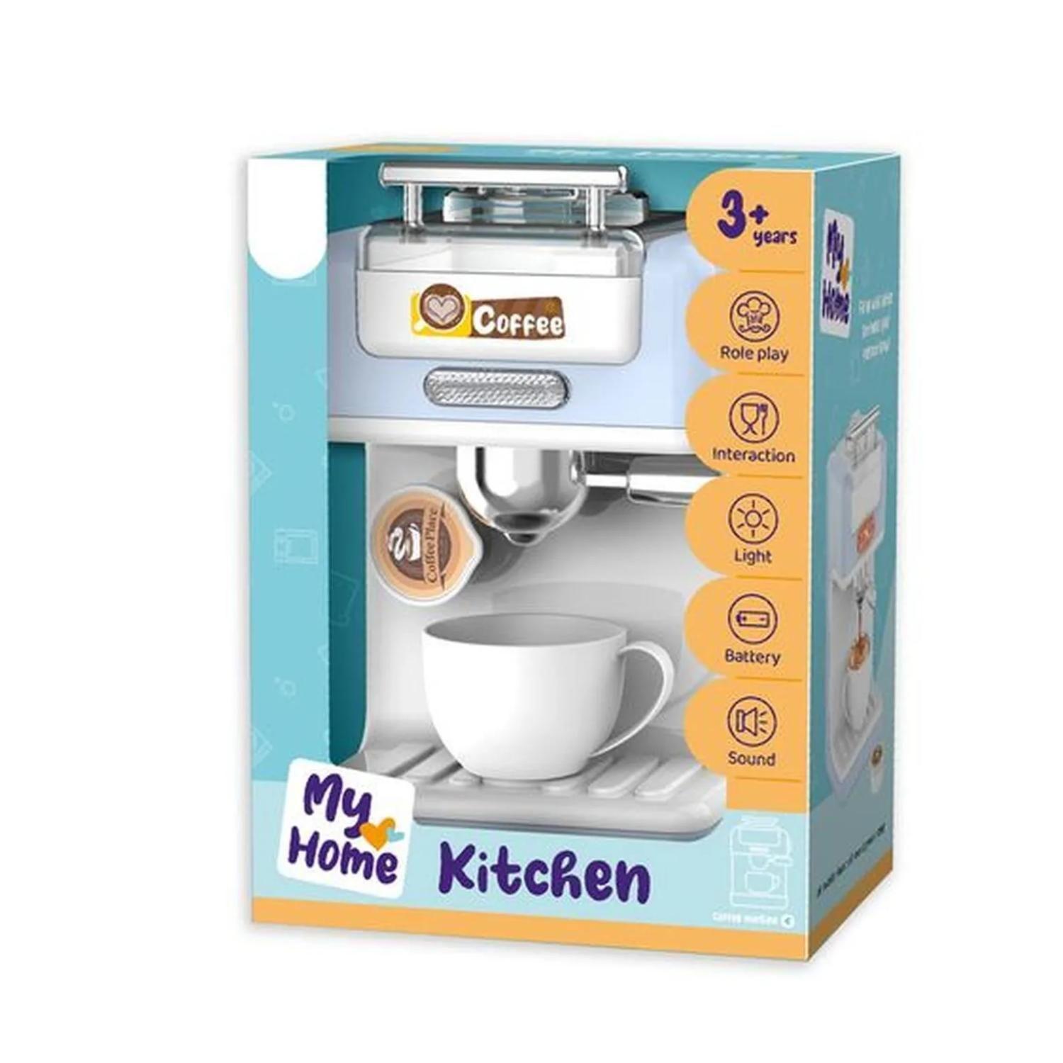 Juguete Cafetera Interactiva Luces Y Sonidos Accesorios-4