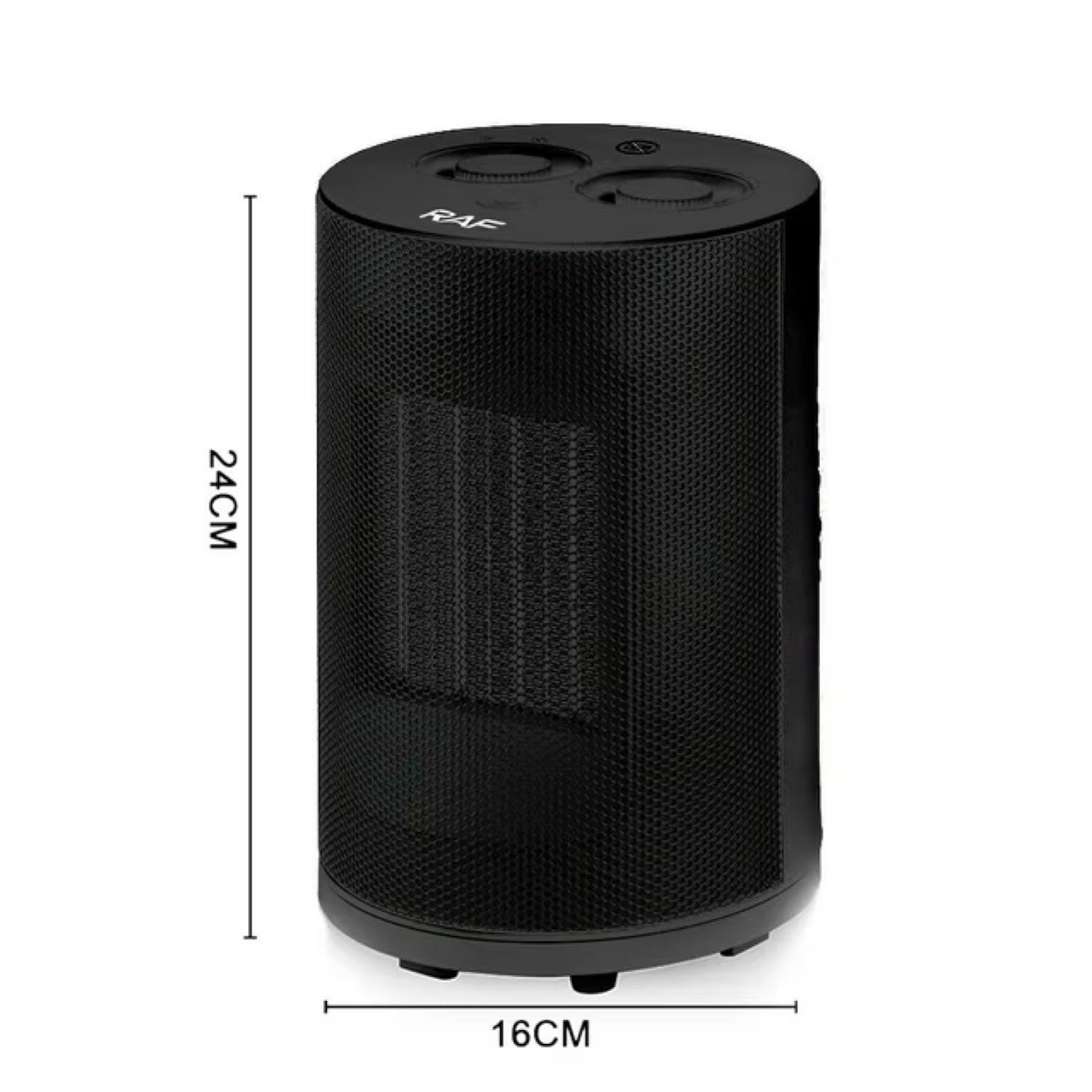 Ventilador Y Calefactor Giratorio 1800W Negro R1187 RAF-2