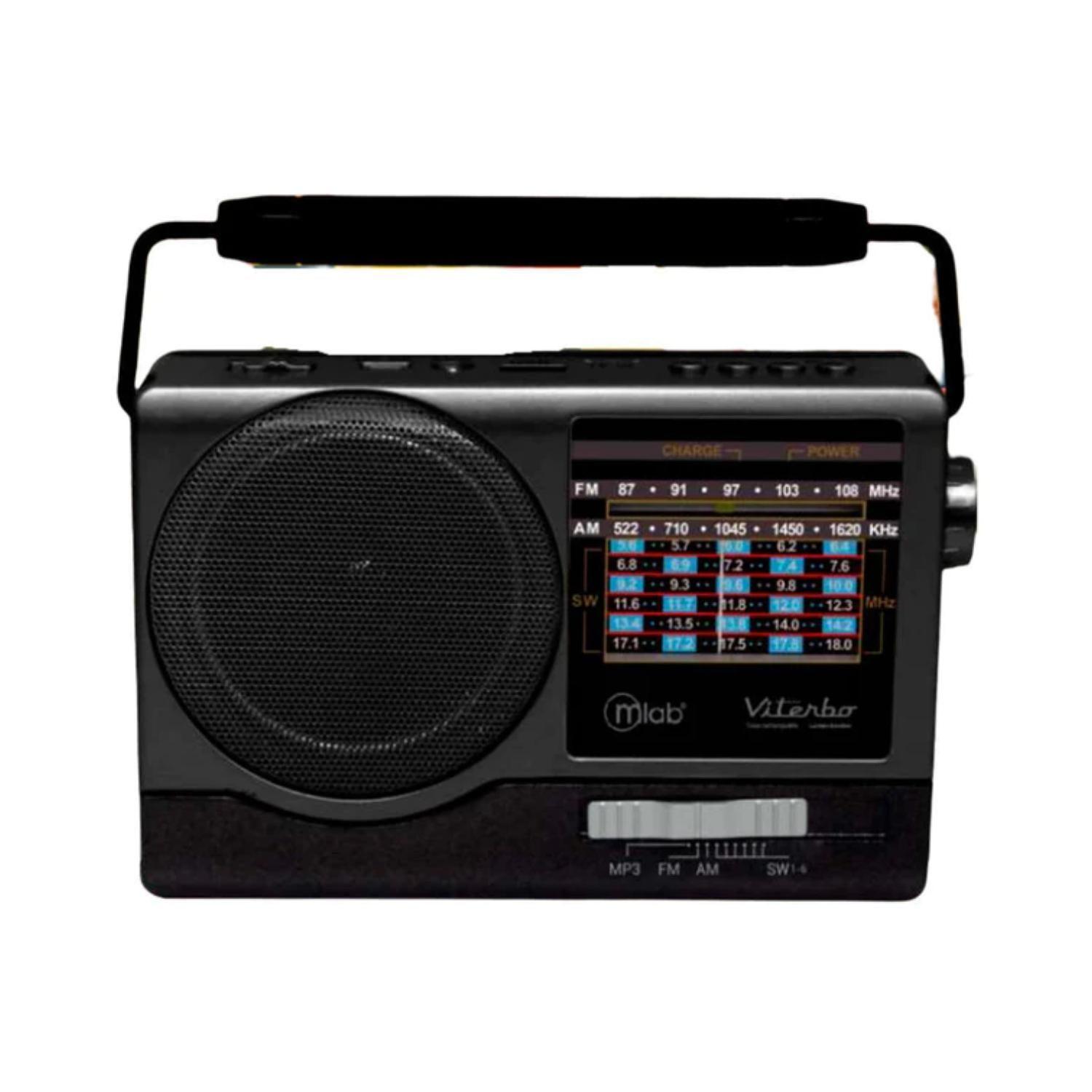 Radio Parlante Bluetooth AUX USB FM AM SW Vintage Viterbo Mlba-0
