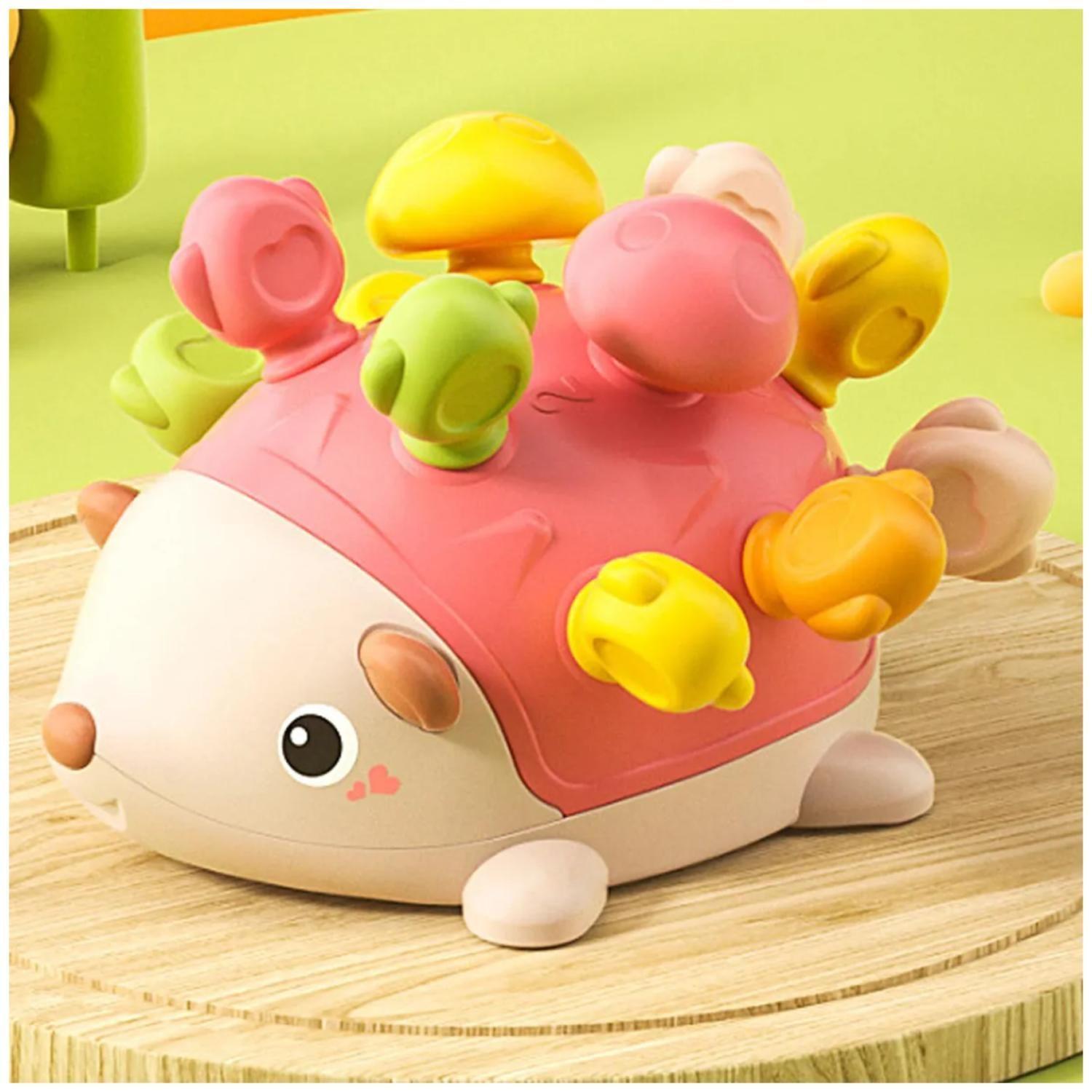 Juguete Erizo Didactico De Encajes Para Bebes Infantil-3