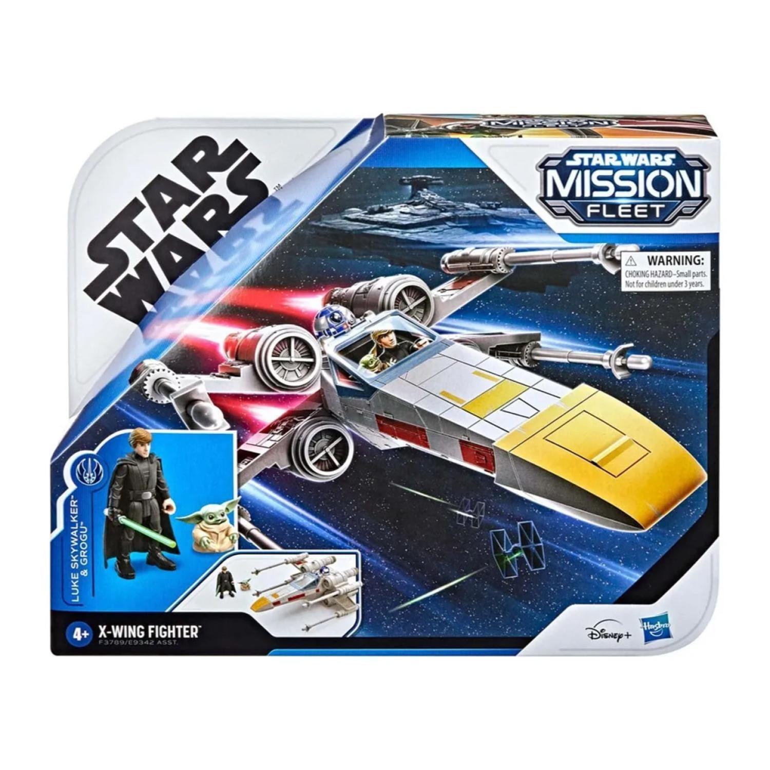 Juguete Figura Nave Star Wars Mission Fleet Luke Grogu-0