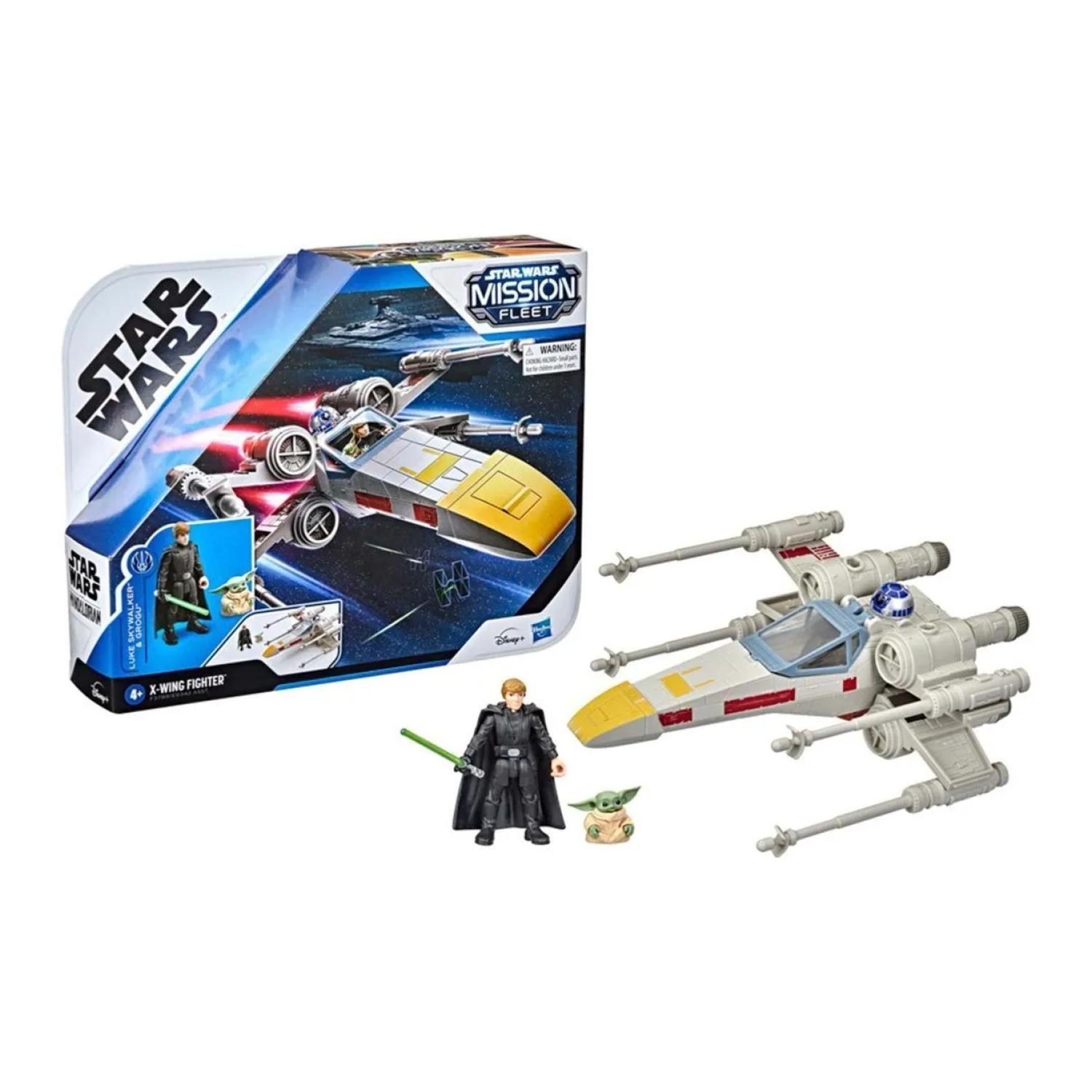 Juguete Figura Nave Star Wars Mission Fleet Luke Grogu-3