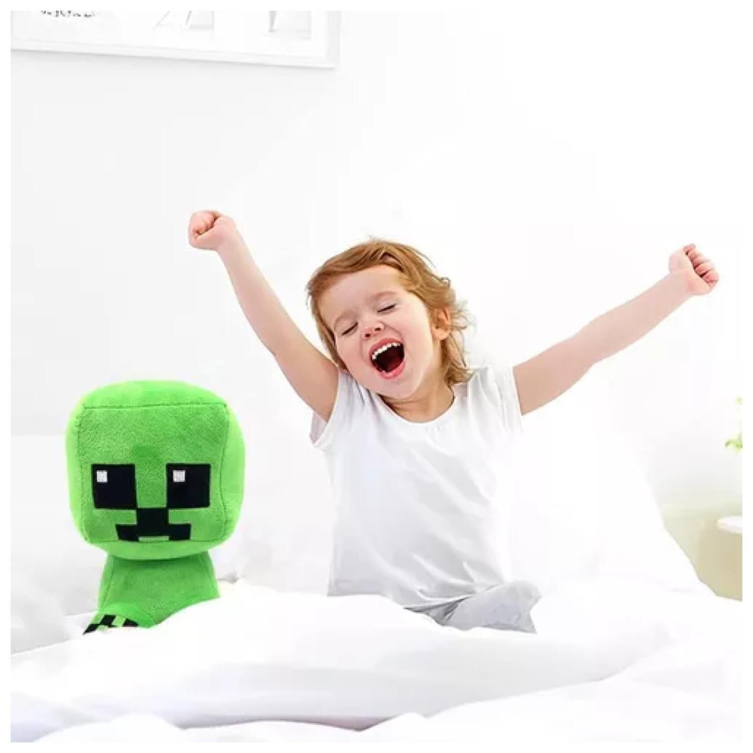 Juguete Peluche Creeper 20cm Verde Minecraft Infantil-5