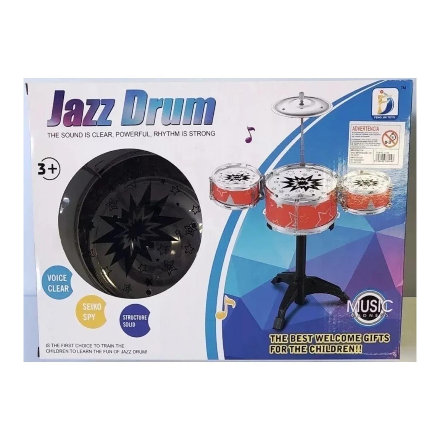 Juguete Bateria Musical 46cm Con Baquetas Infantil-3