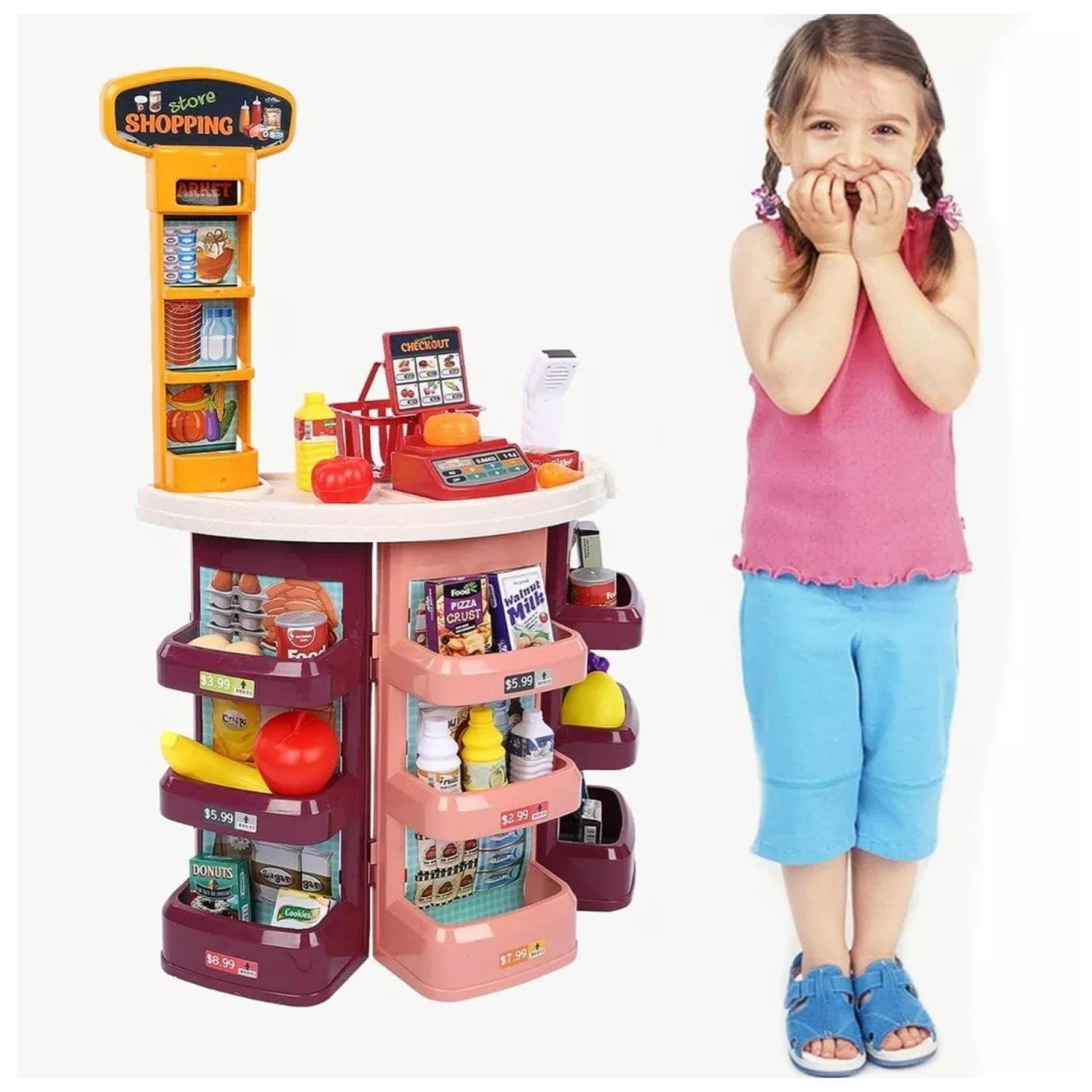 Juguete Set Supermercado Con 44 Piezas Sonidos Infantil-4