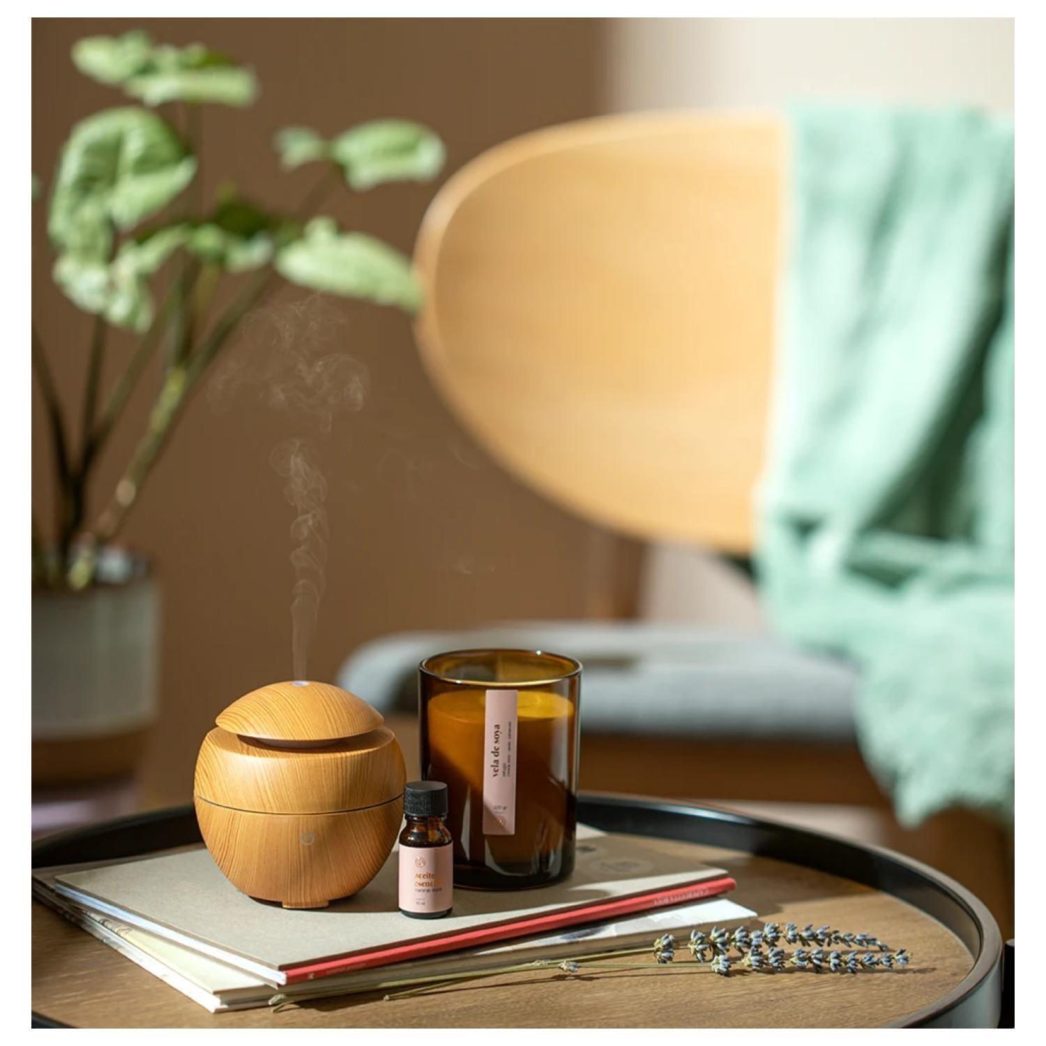 Mini Humidificador Difusor De Aromas LED 130ml-3