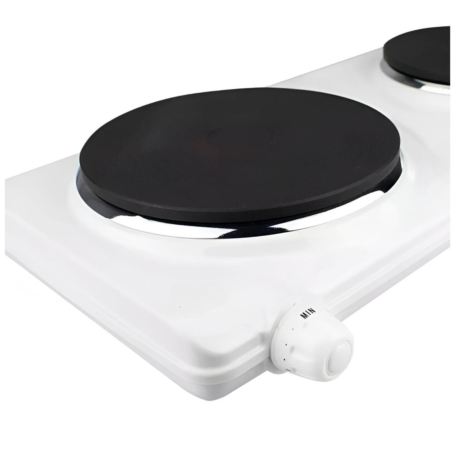 Cocina Electrica 2 Platos 2250W Blanco MGF8023-2
