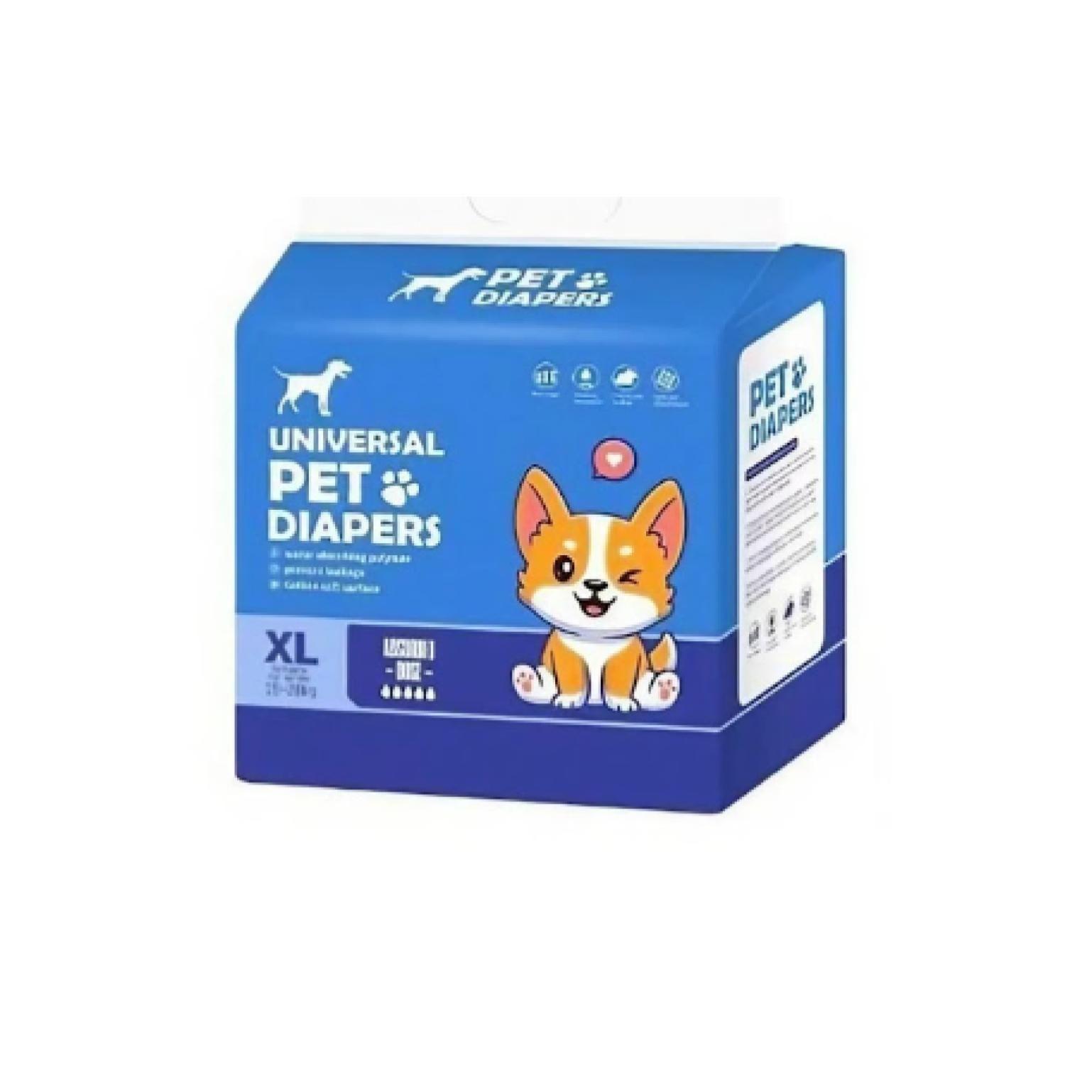Pack 12 Pa ales Absorventes XL Para Perros Macho Mascotas-0