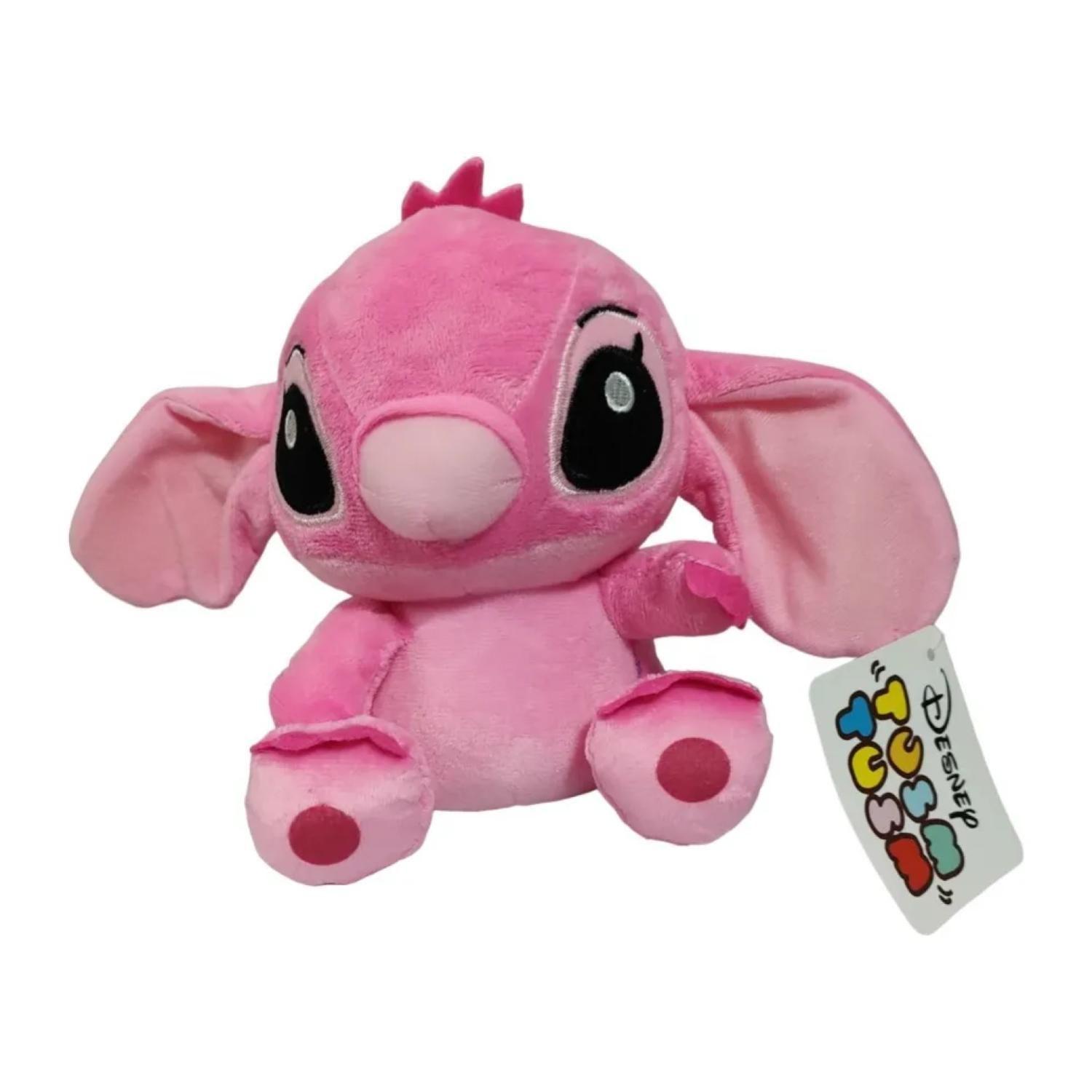 Juguete Peluche Angel 15cm De Stitch Rosado Infantil-0