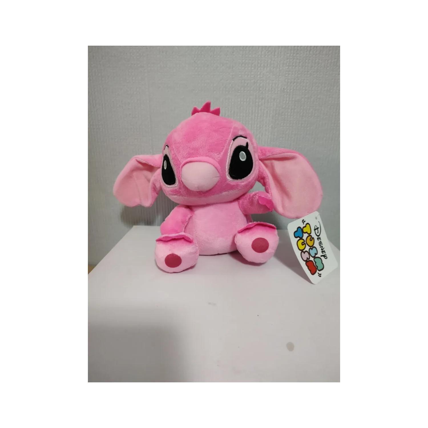 Juguete Peluche Angel 15cm De Stitch Rosado Infantil-2