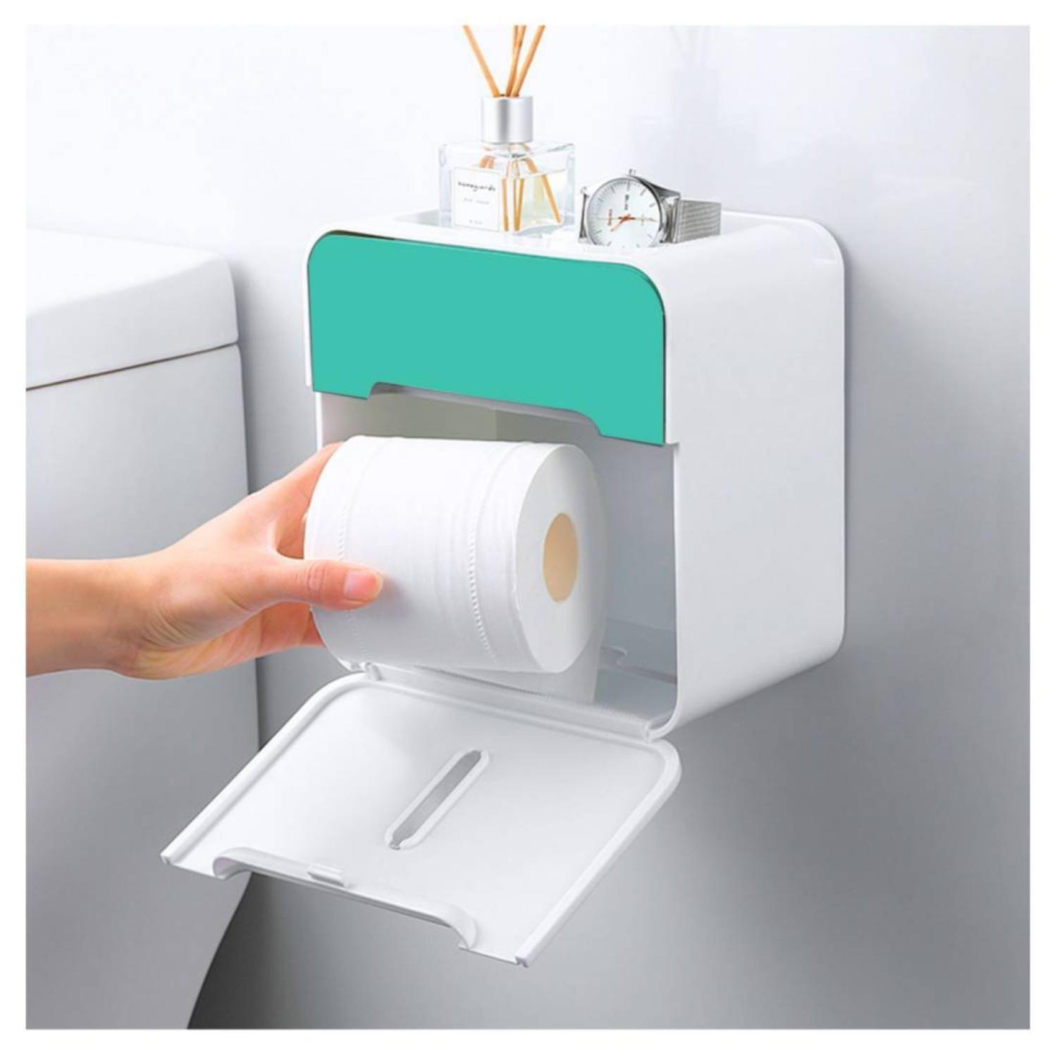 Dispensador Y Organizador De Papel Higienico Y Pañuelos-3