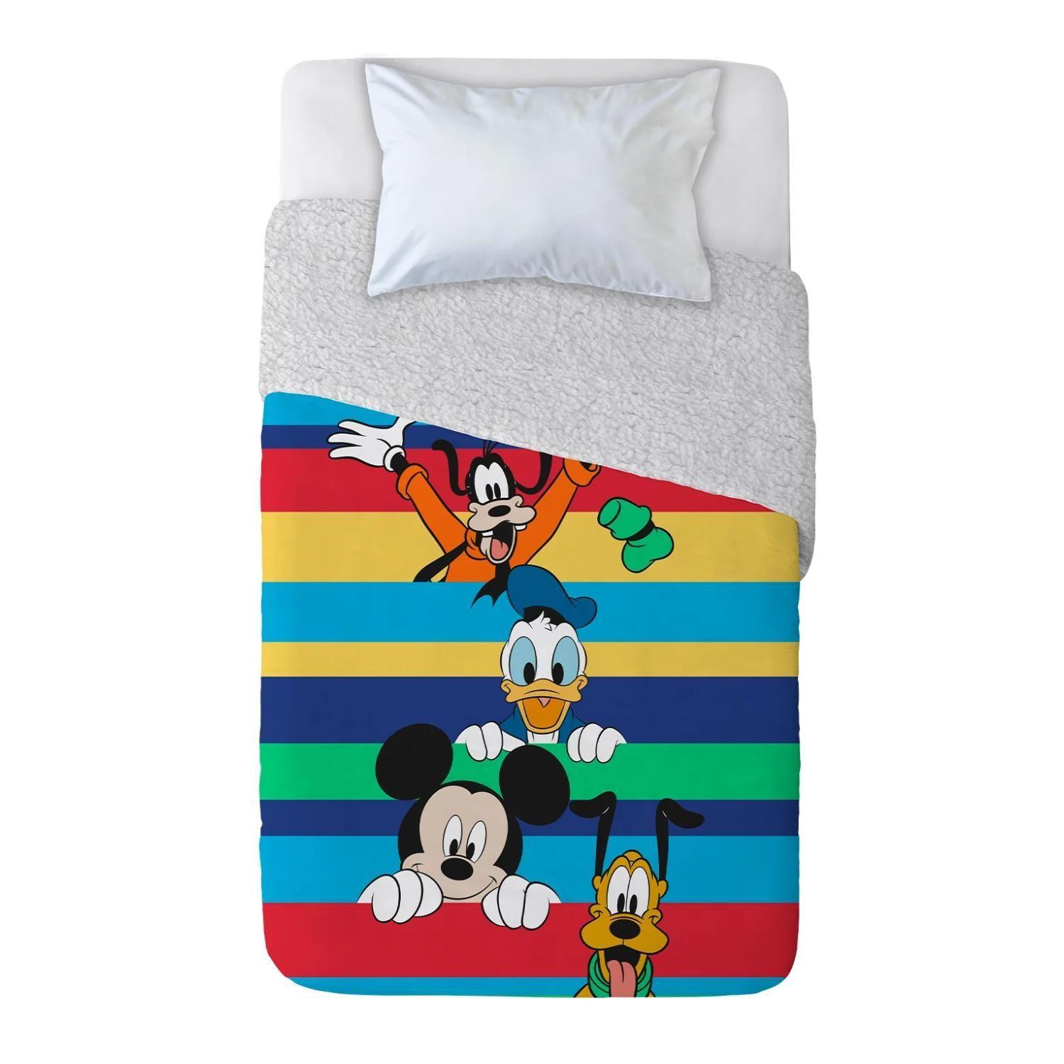 Frazada De Polar 150x200cm Infantil Mickey Amigos Mashini-2