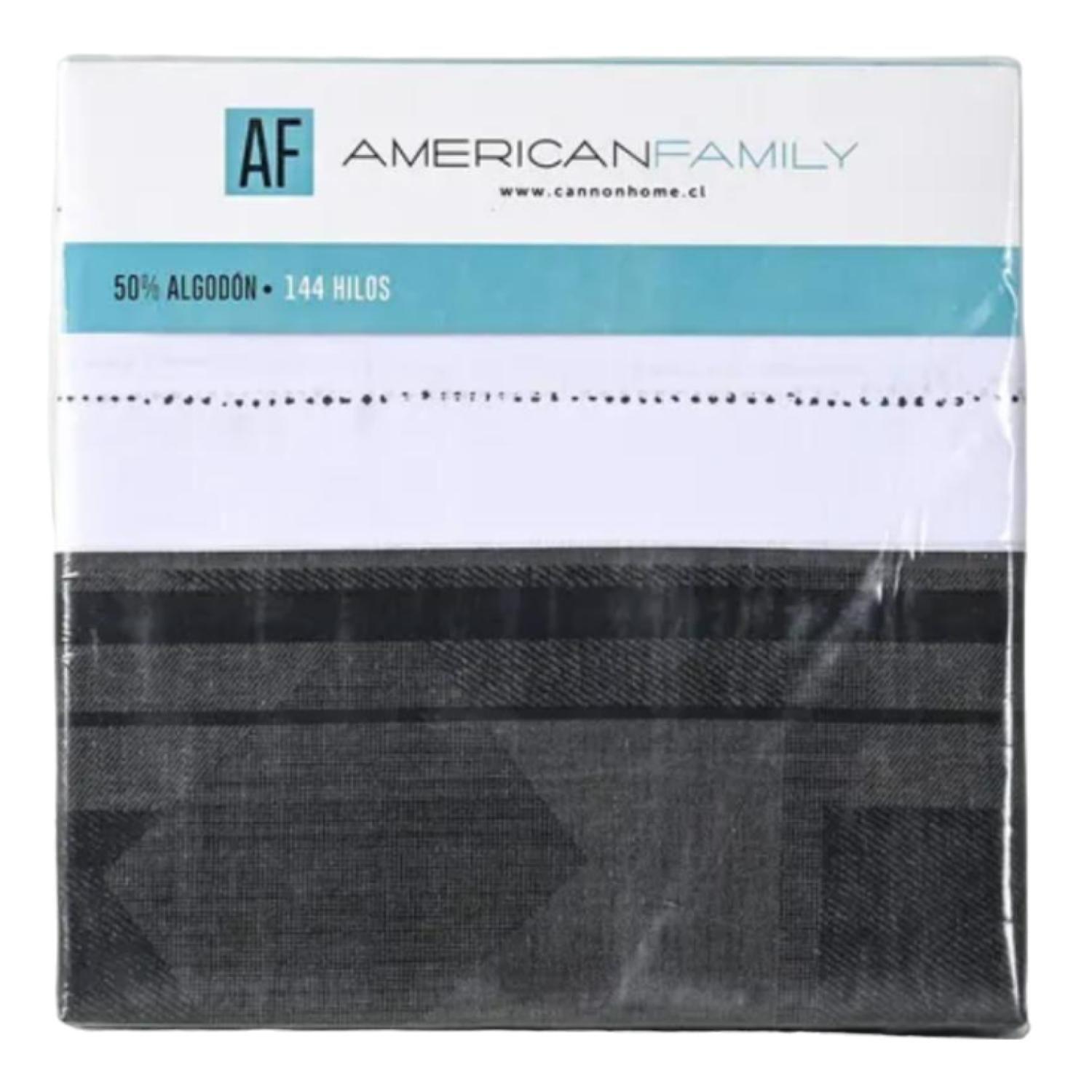 Juego De Sabanas 2 Plazas 144 Hilos Kobu American Family Cannon-0