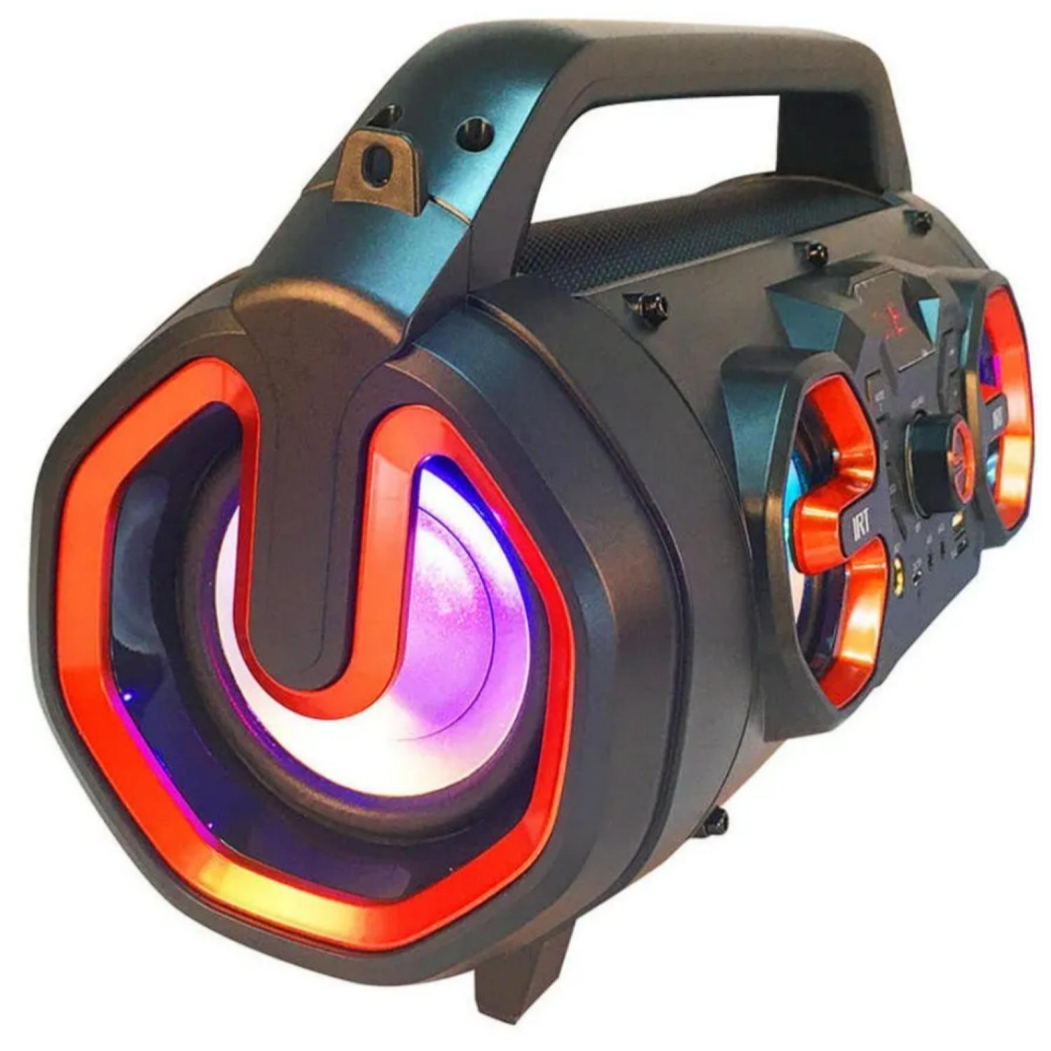 Parlante Bluetooth Bazooka 20W LED USB Negro-2