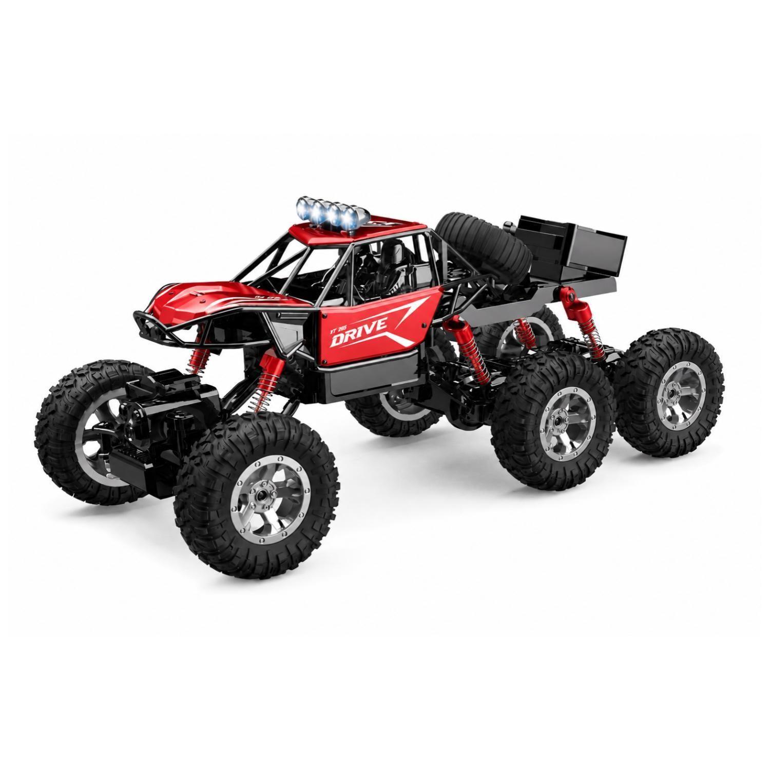Juguete Auto A Control Remoto 6x6 1 12 Luces LED Infantil-1