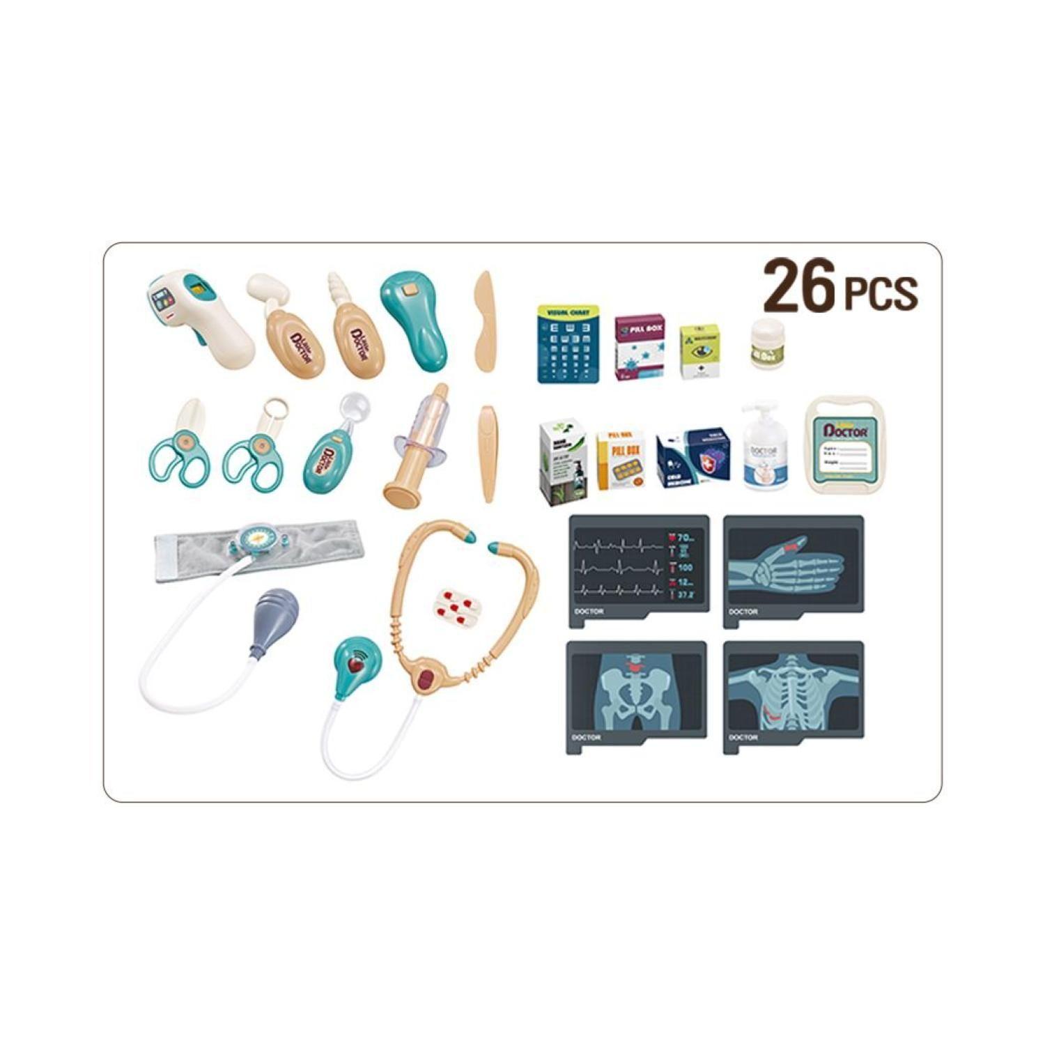 Juguete Set De Doctor Electrocardiograma 26Pzas Infantil-2