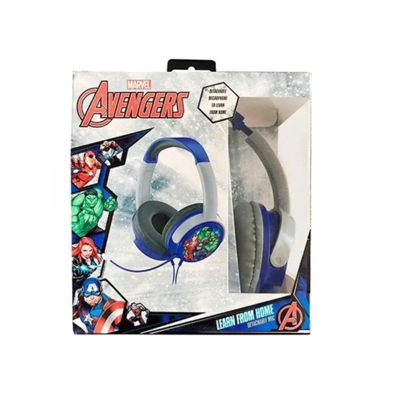 Audifono Gamer Infantil OverEar Blanco Avengers-2