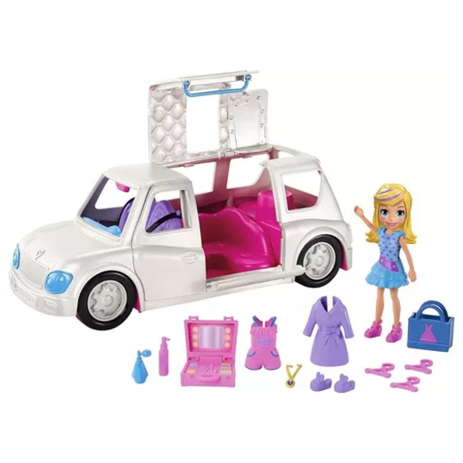 Juguete Polly Pocket Con Limusina De Lujo Y Accesorios-3