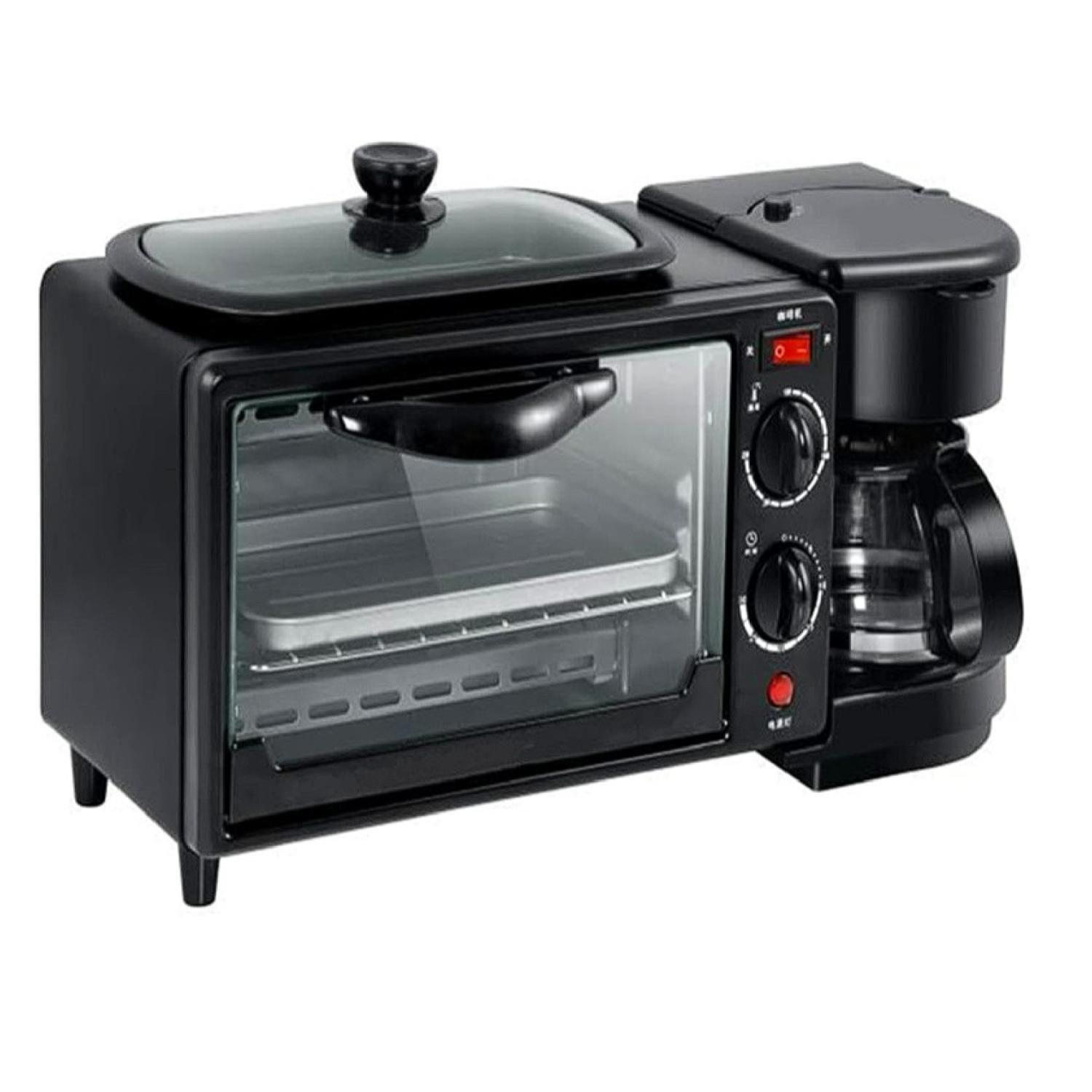 Horno Electrico 3 En 1 Sarten Grill Cafetera 1050W R5308-0