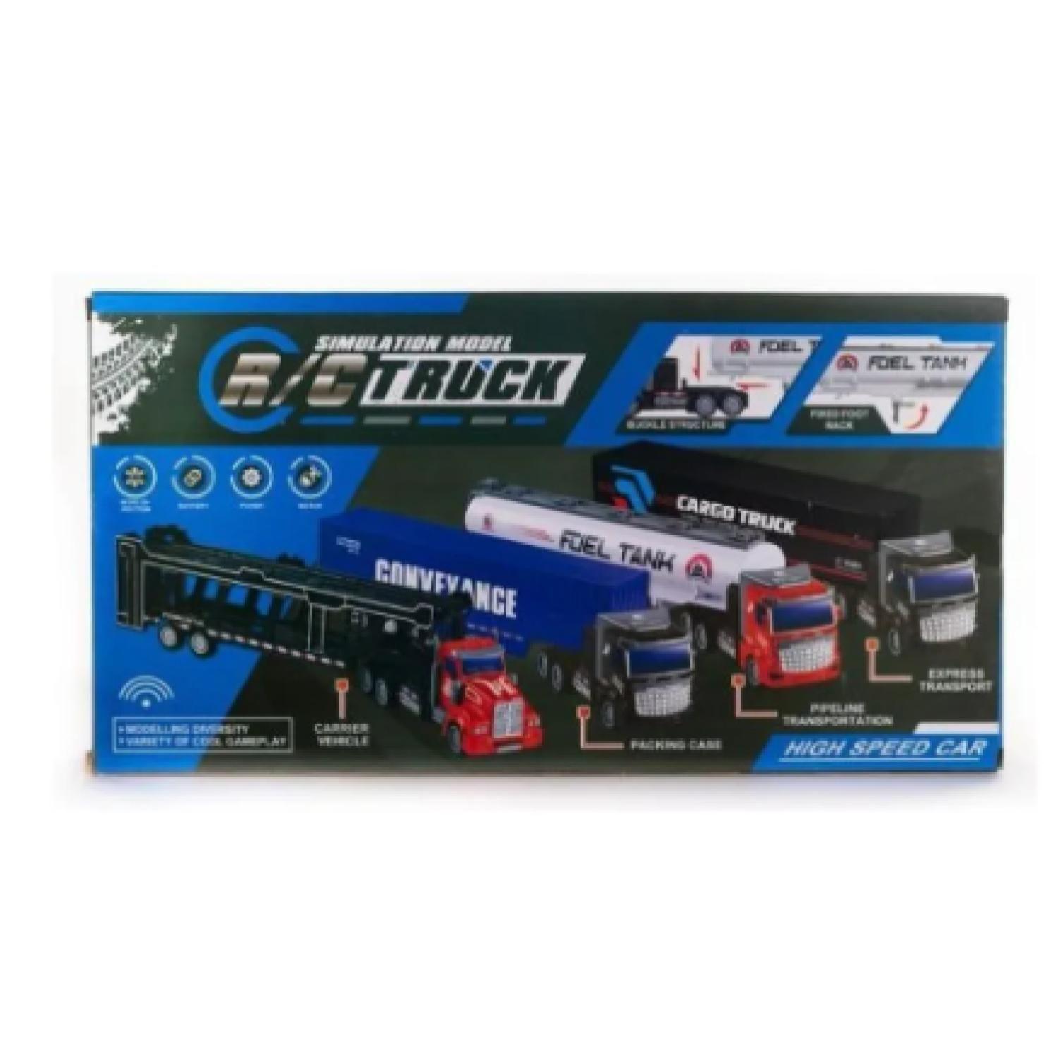 Juguete Camion A Control Remoto Contenedor Tanque Infantil-3