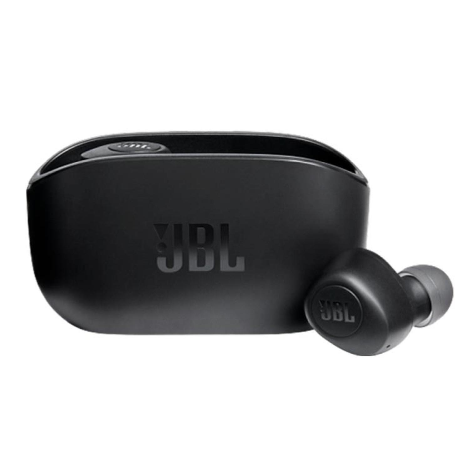 Audifonos Bluetooth Recargables TWS InEar Negro Wave 100 JBL-1