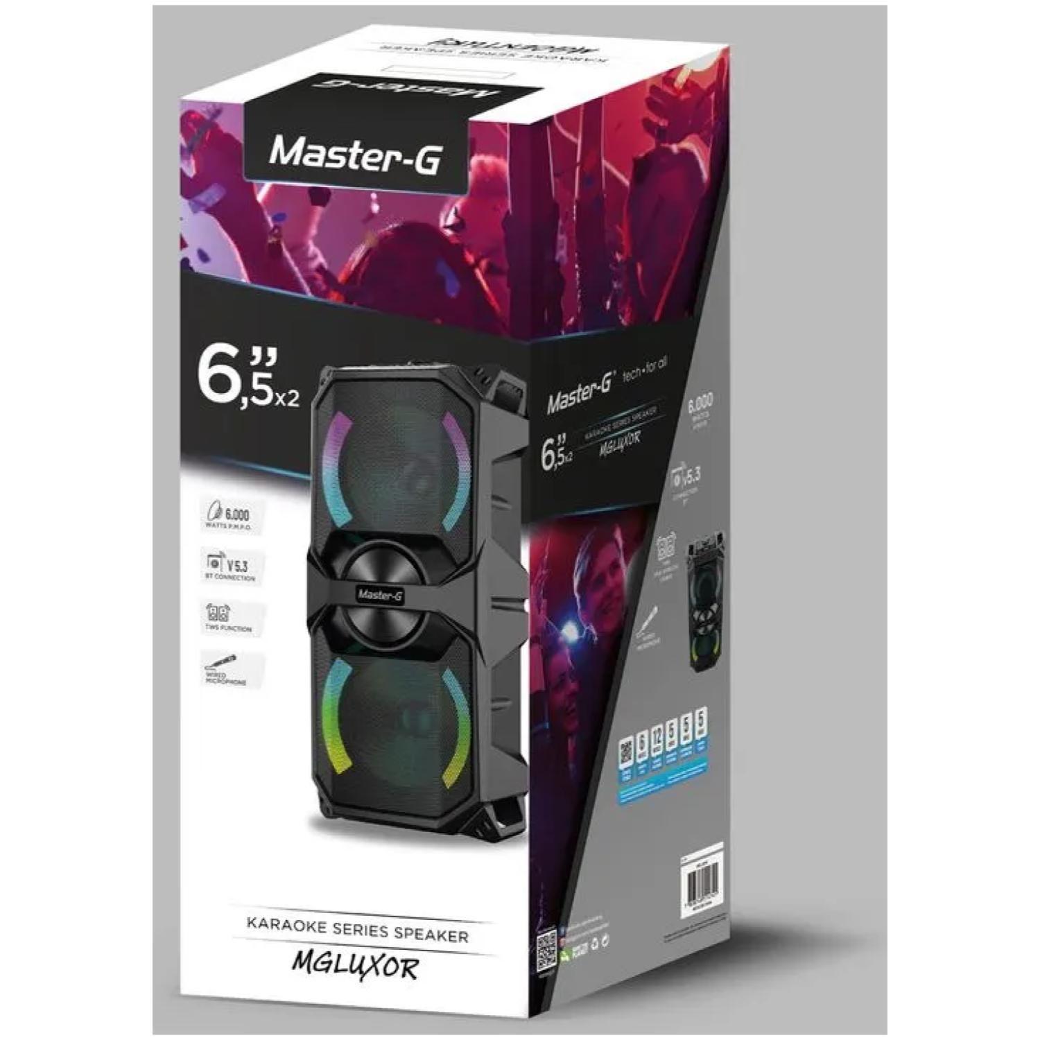 Parlante Bluetooth Karaoke 4000W  Negro Luxor-6