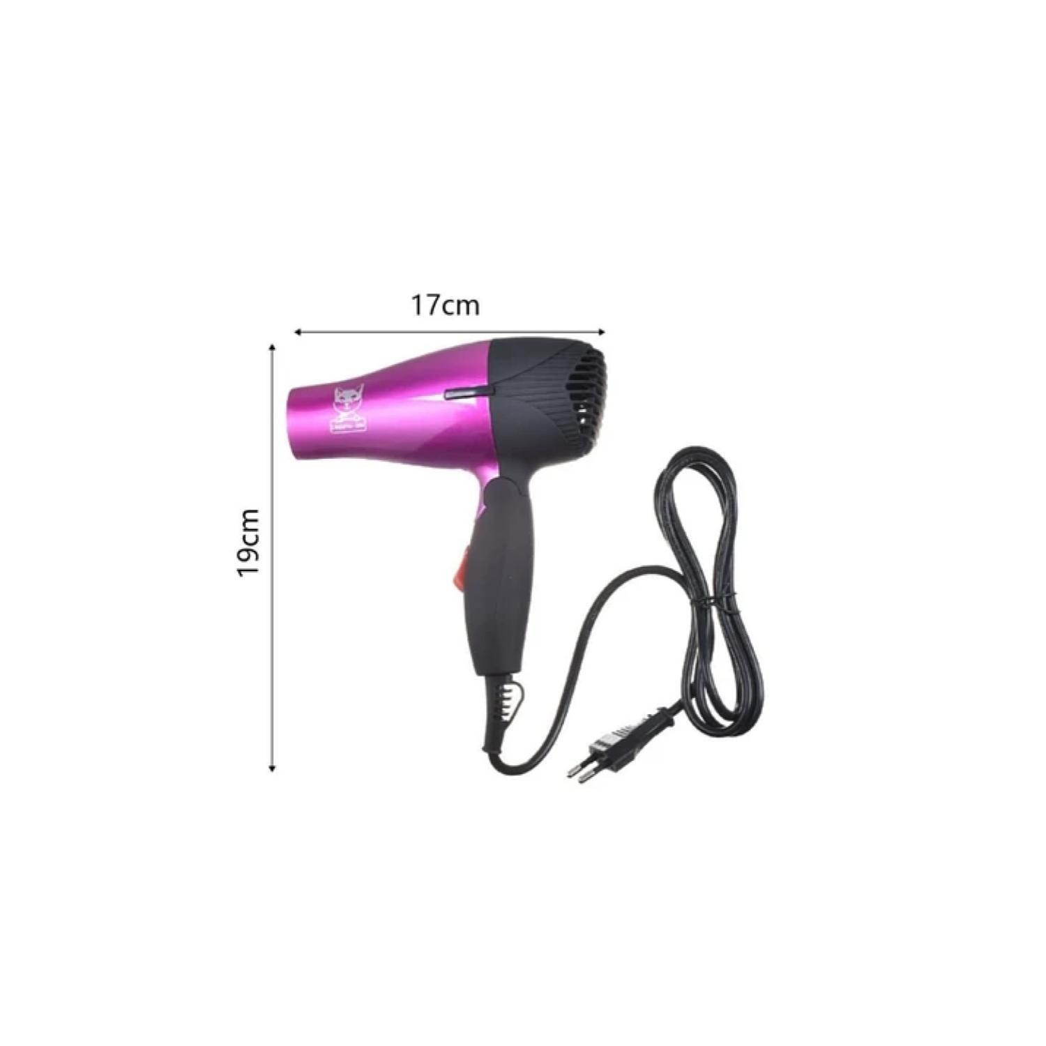 Secador De Pelo Portatil 1500W Rosado Perros Gatos Mascotas-2